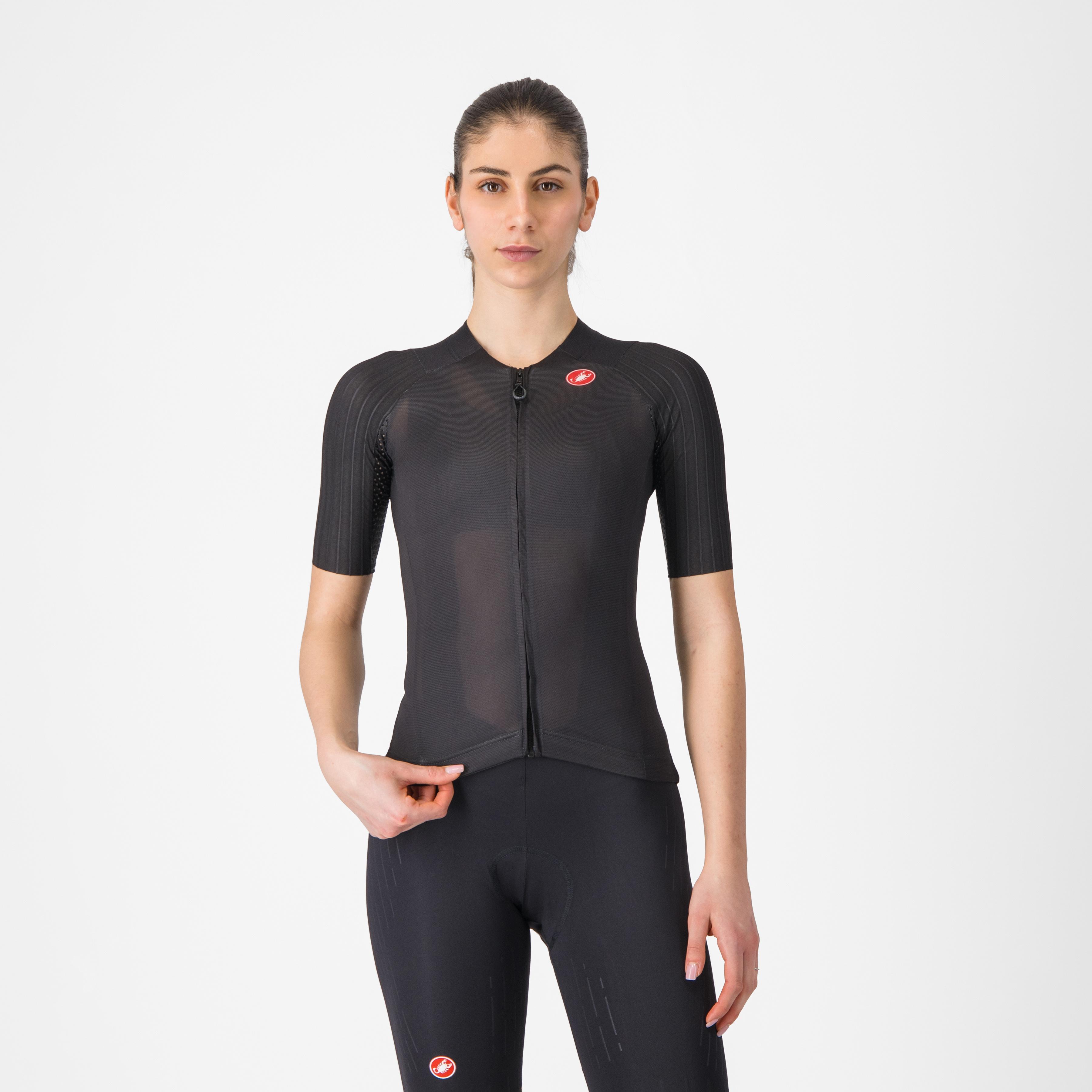 Aero pro 8s w jersey - black - castelli