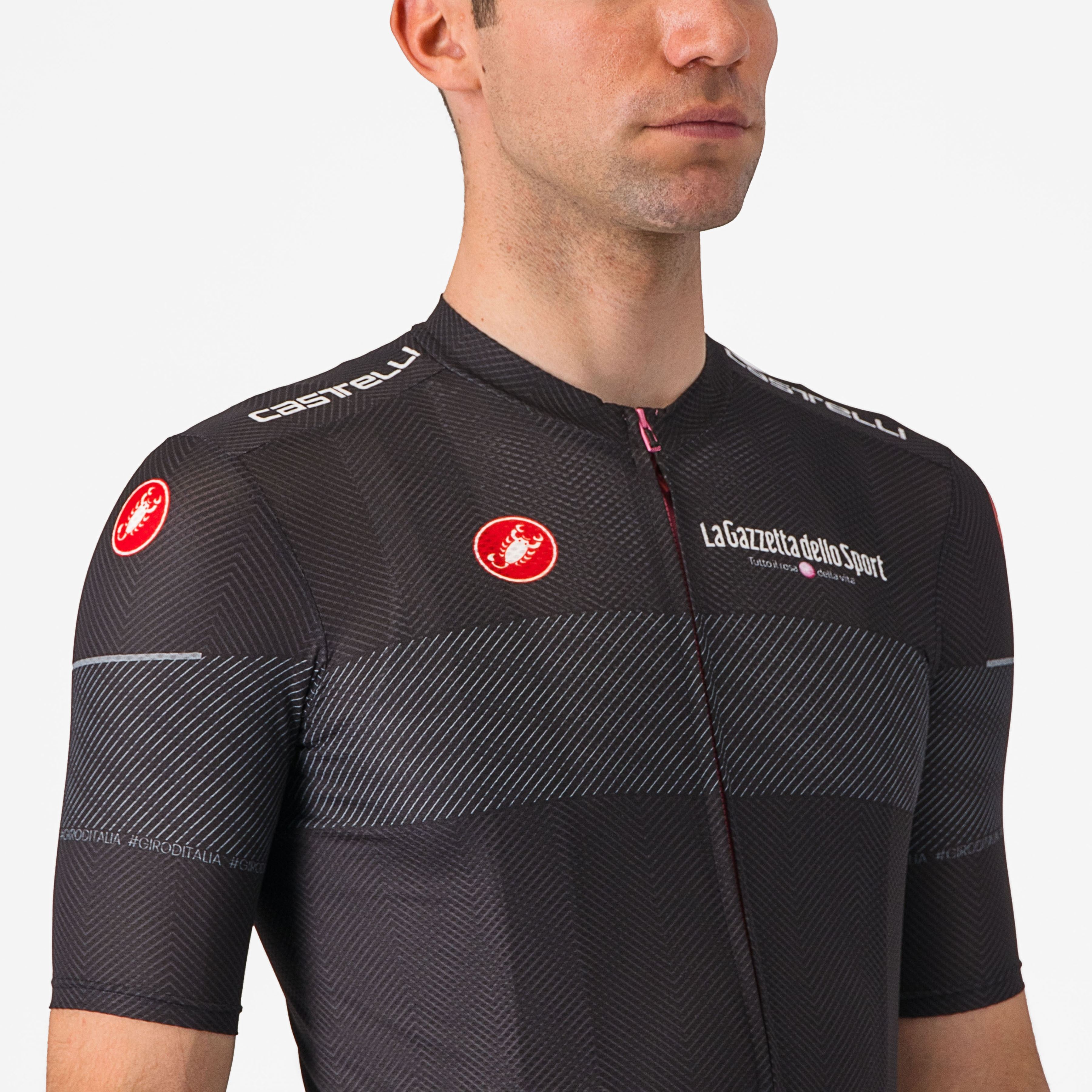 #giro107 classification jersey - nero - castelli