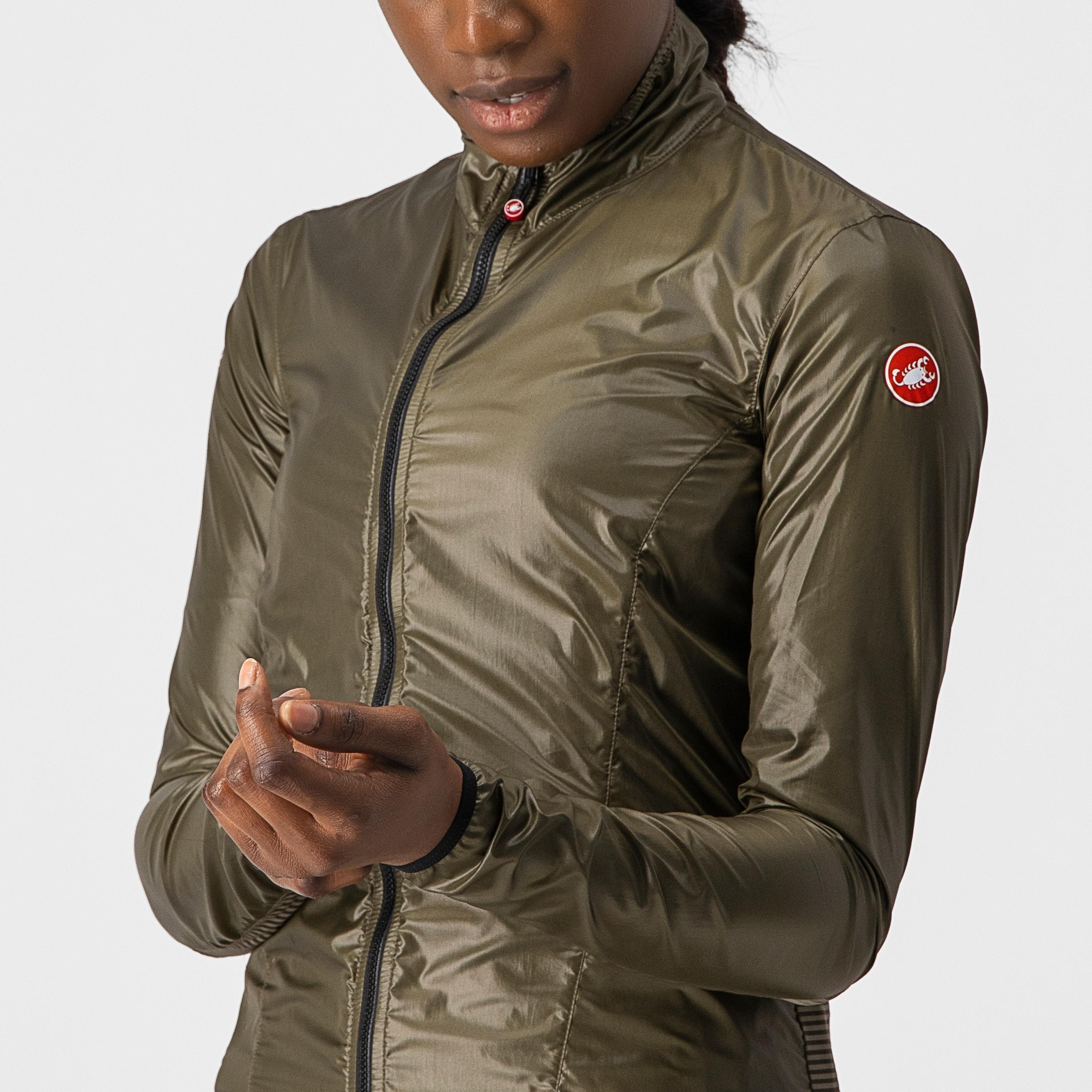 Aria shell w jacket - moss brown - castelli