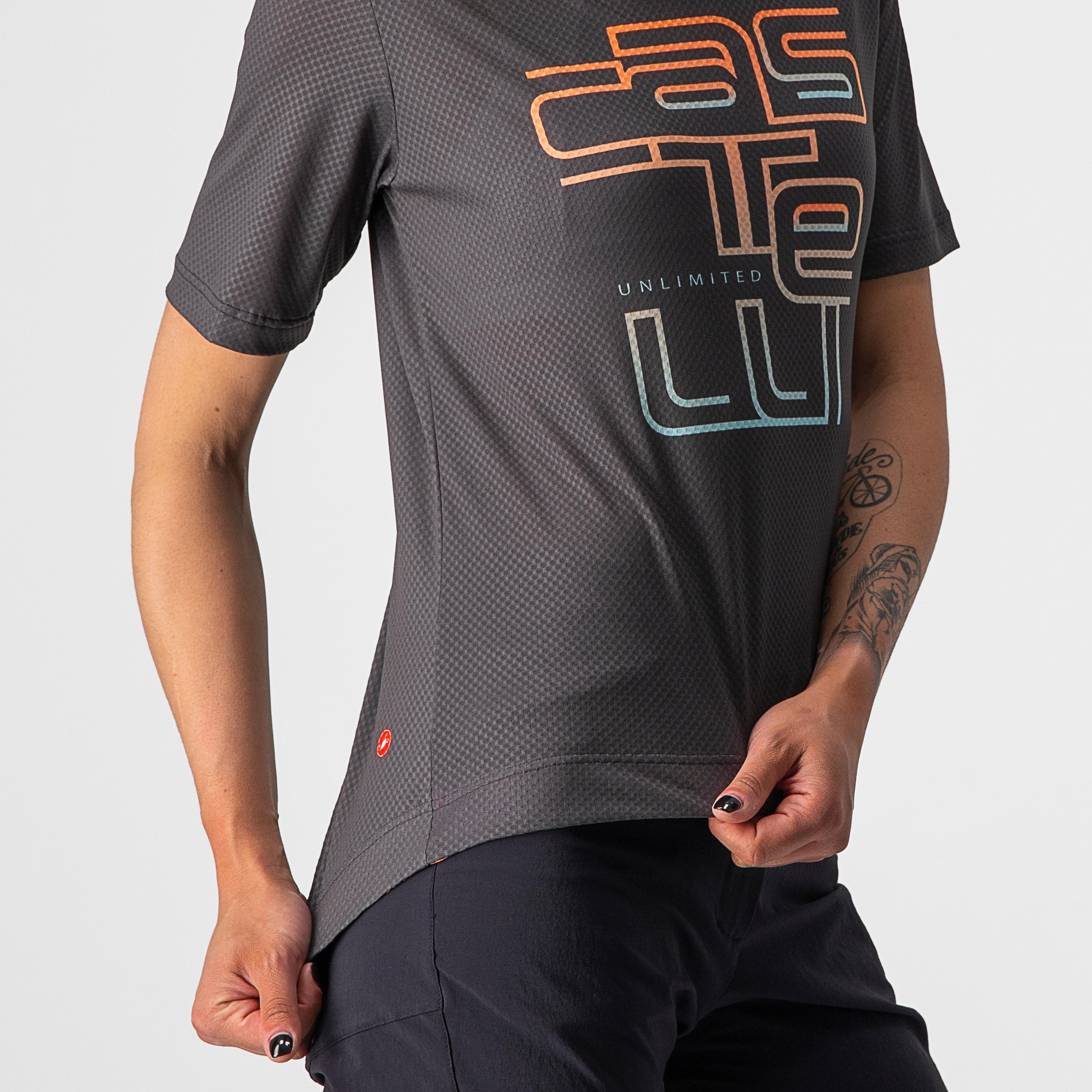 Trail tech w tee - dark gray - castelli