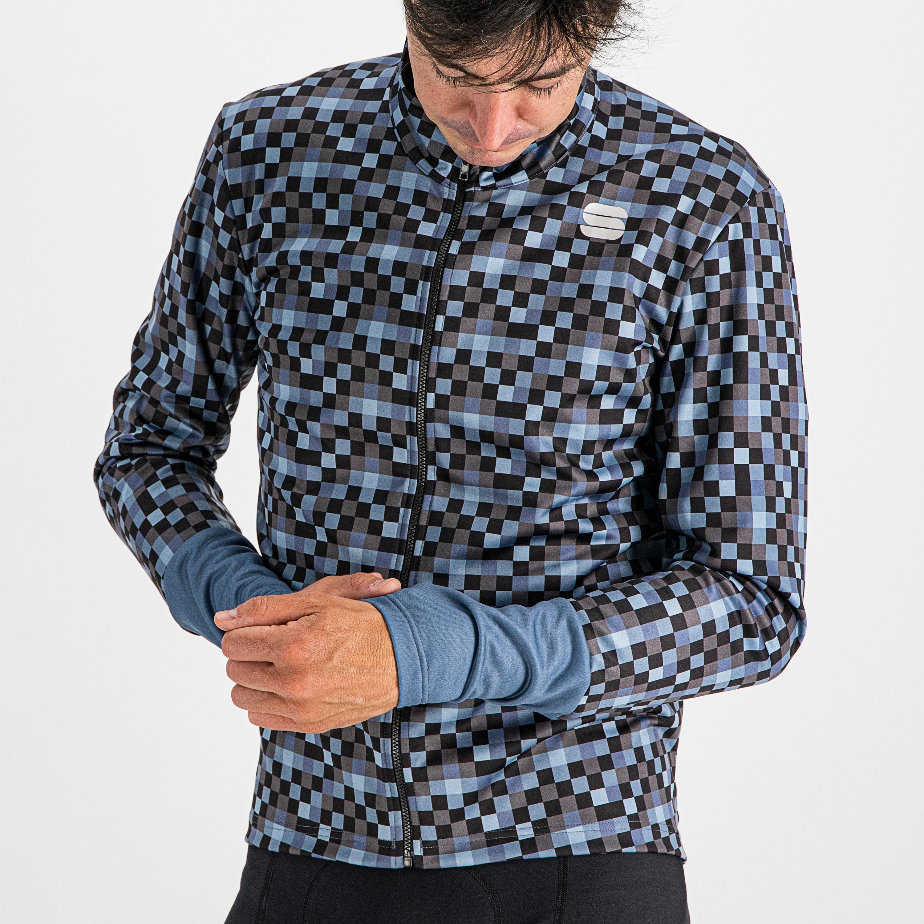 Pixel jacket - blue sea - sportful