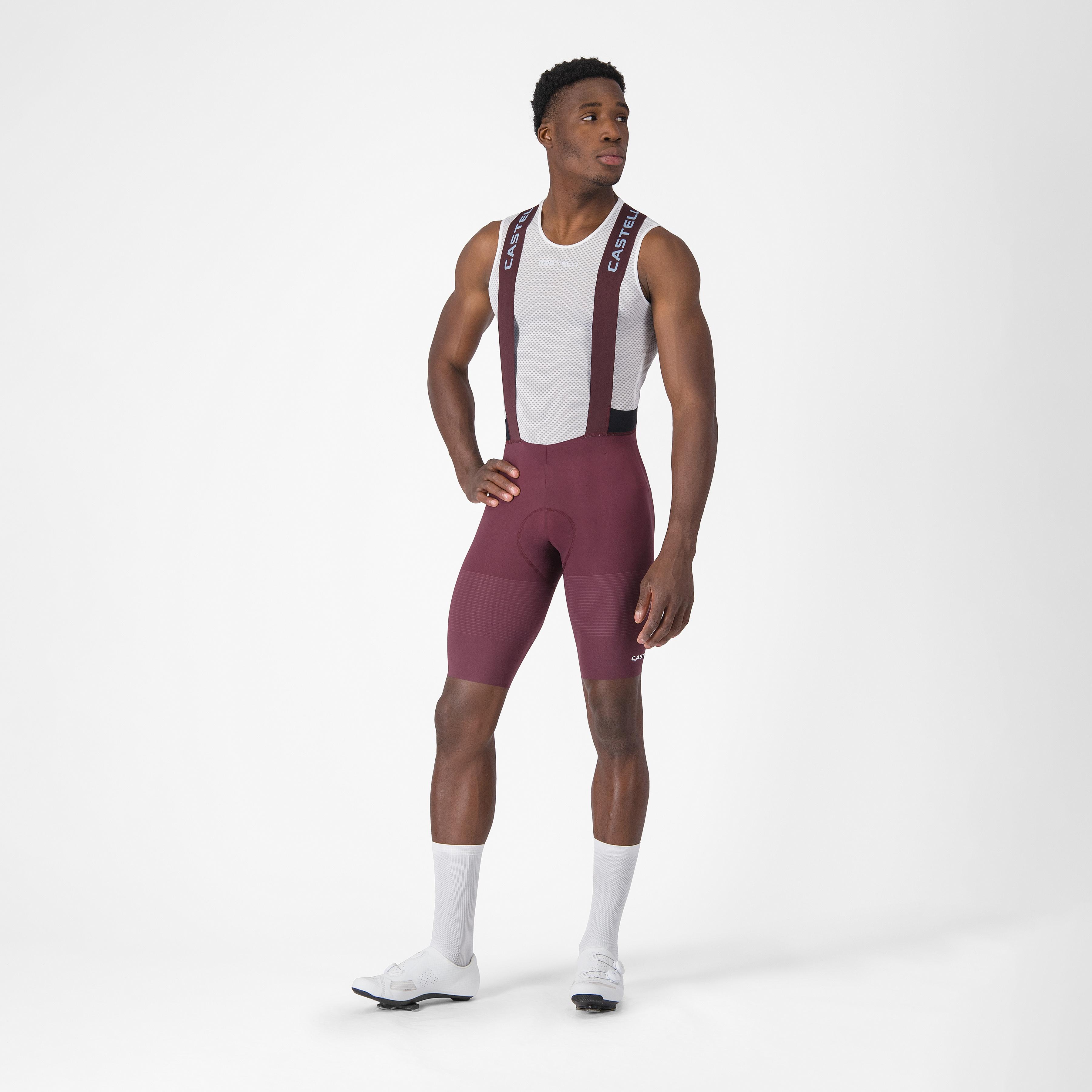 Premio evo bibshort - deep bordeaux/winter sky - castelli