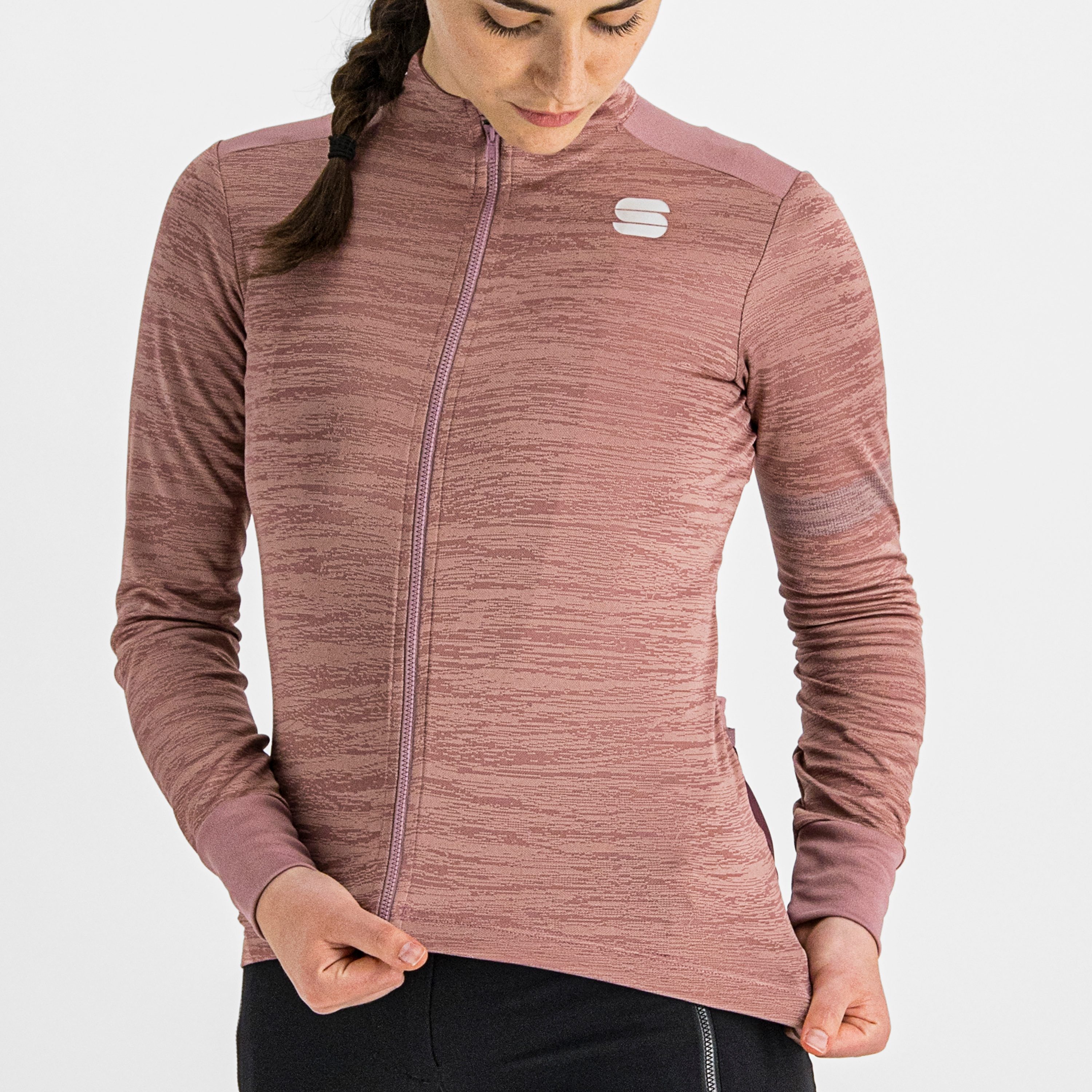 Supergiara woman thermal jersey - mauve - sportful