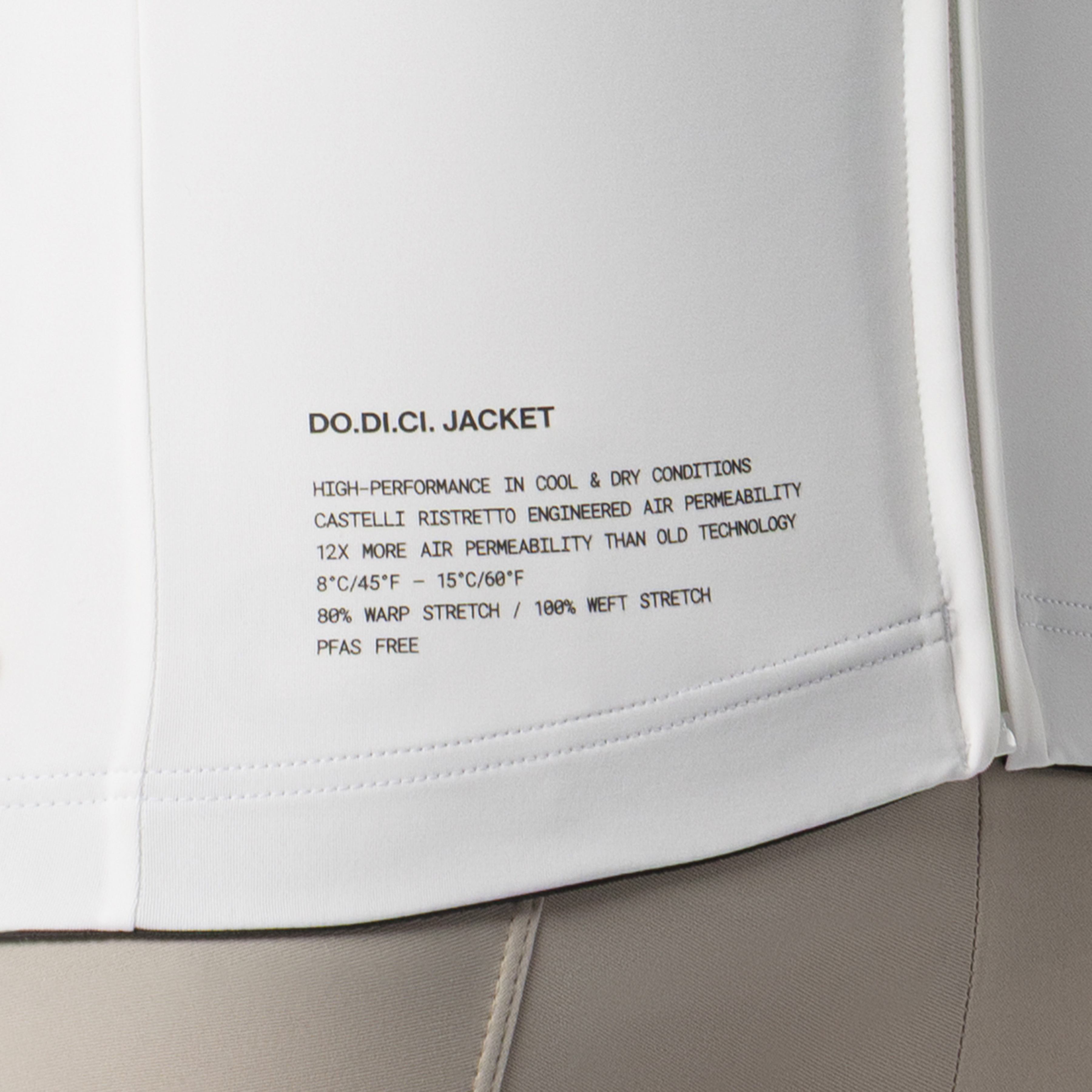 Do.di.ci. w jacket - ivory - castelli