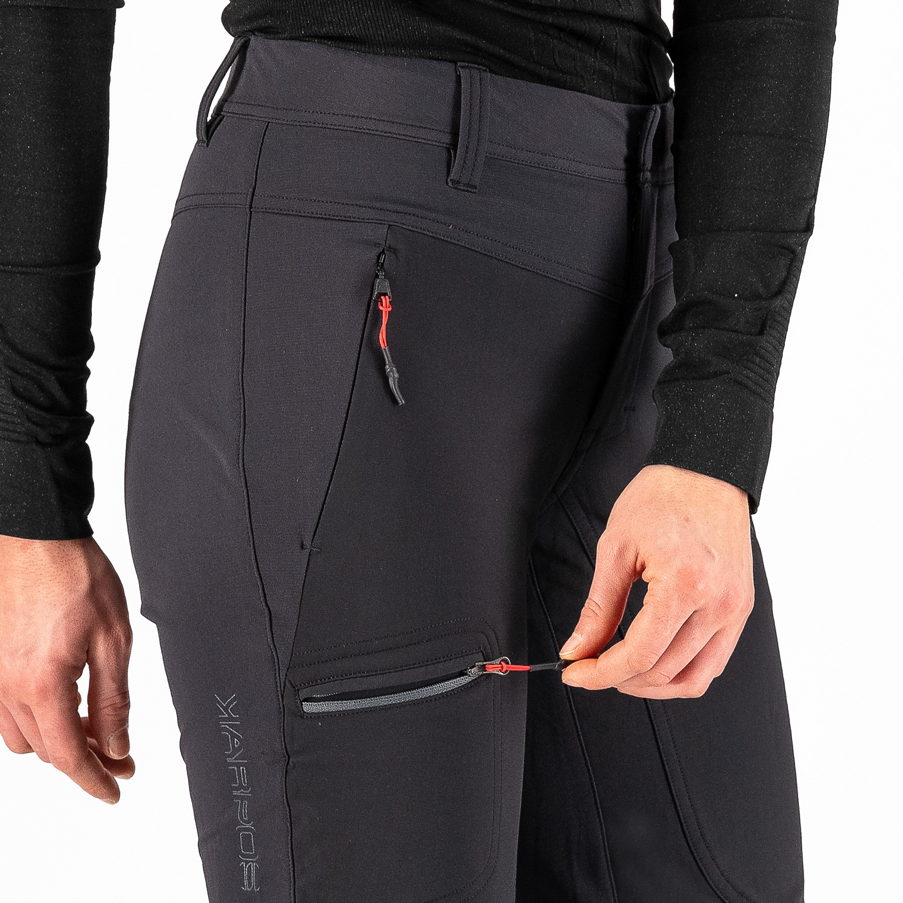 Cevedale evo w pant - black dark grey - karpos
