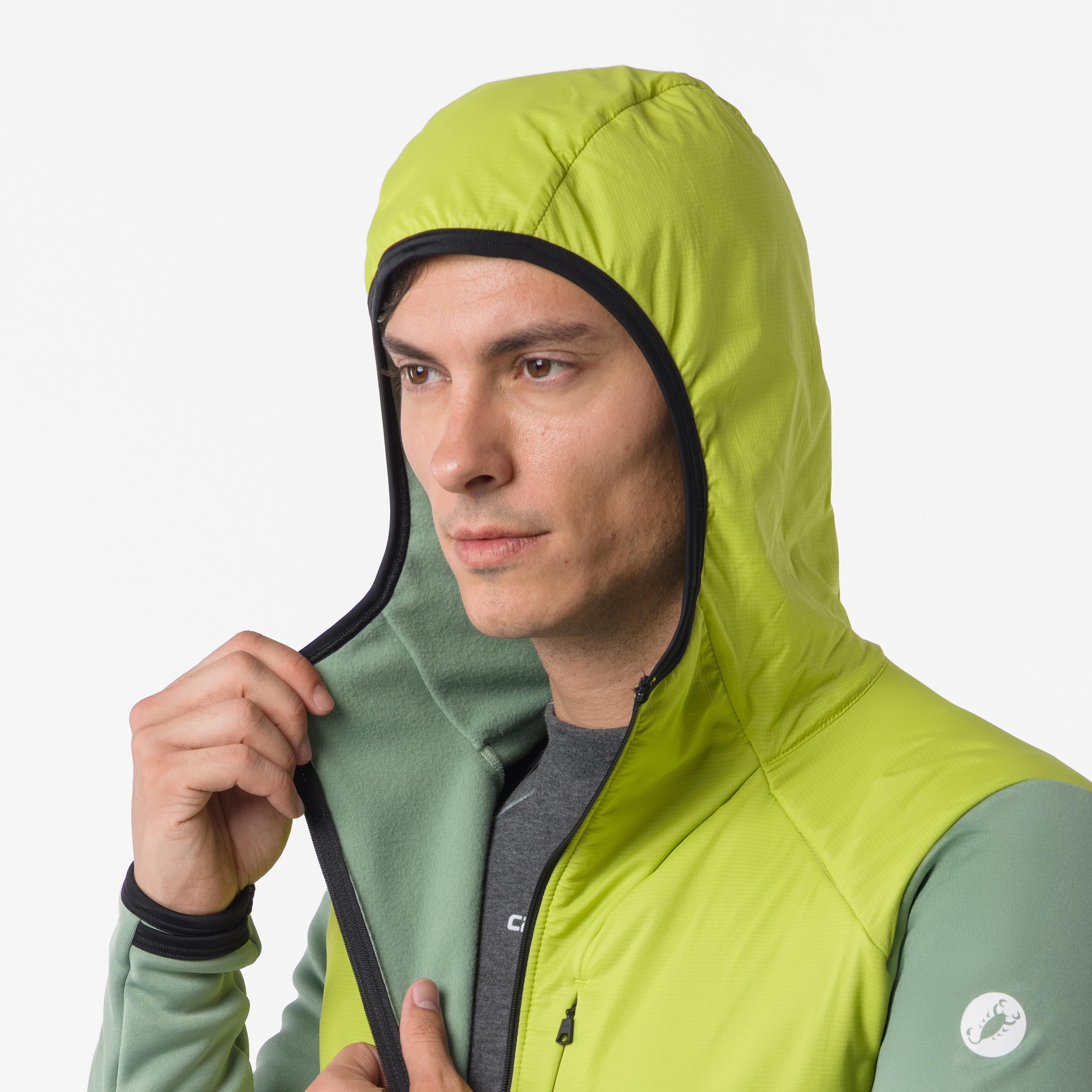 Unltd roam hoodie - green pepper/kiwi - castelli
