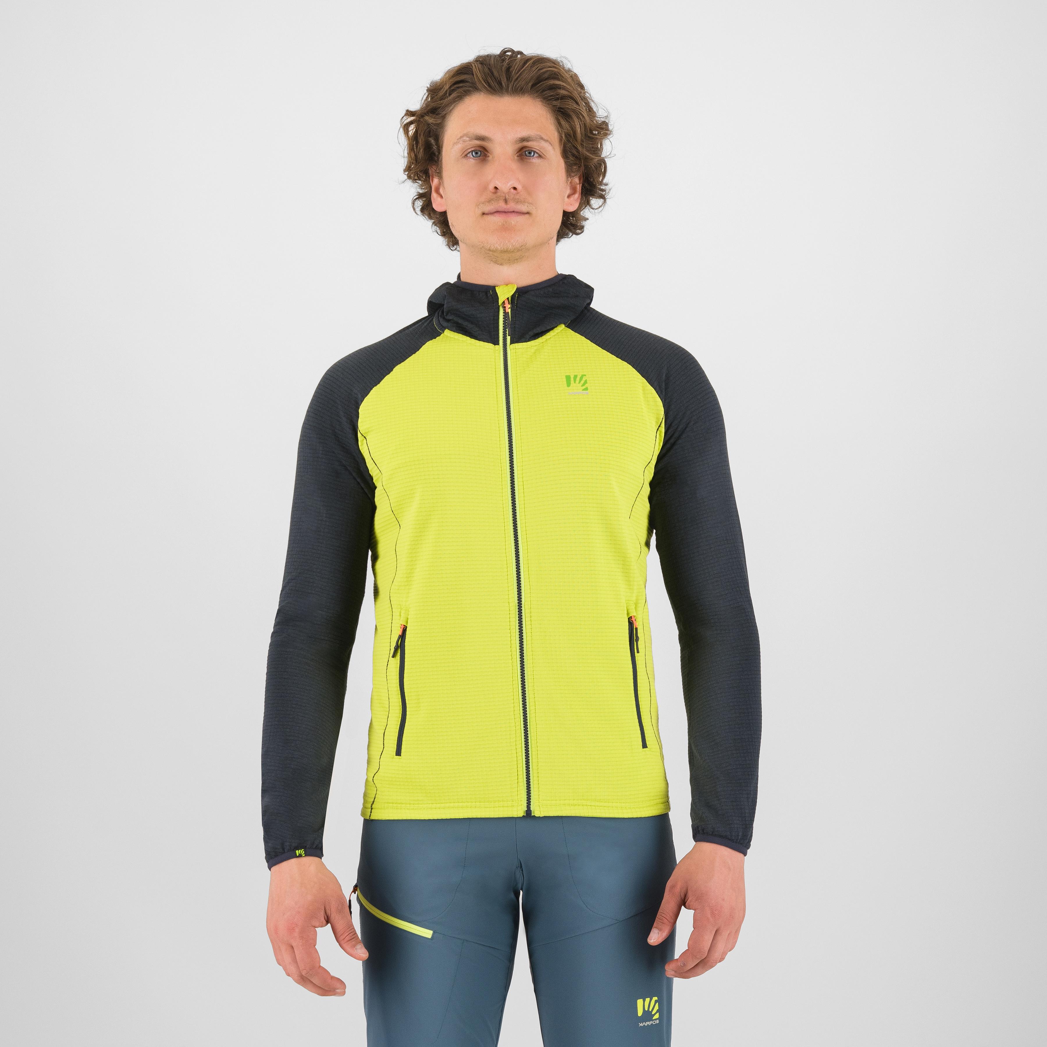 Ambrizzola full-zip hoodie - primrose/vulcan - karpos