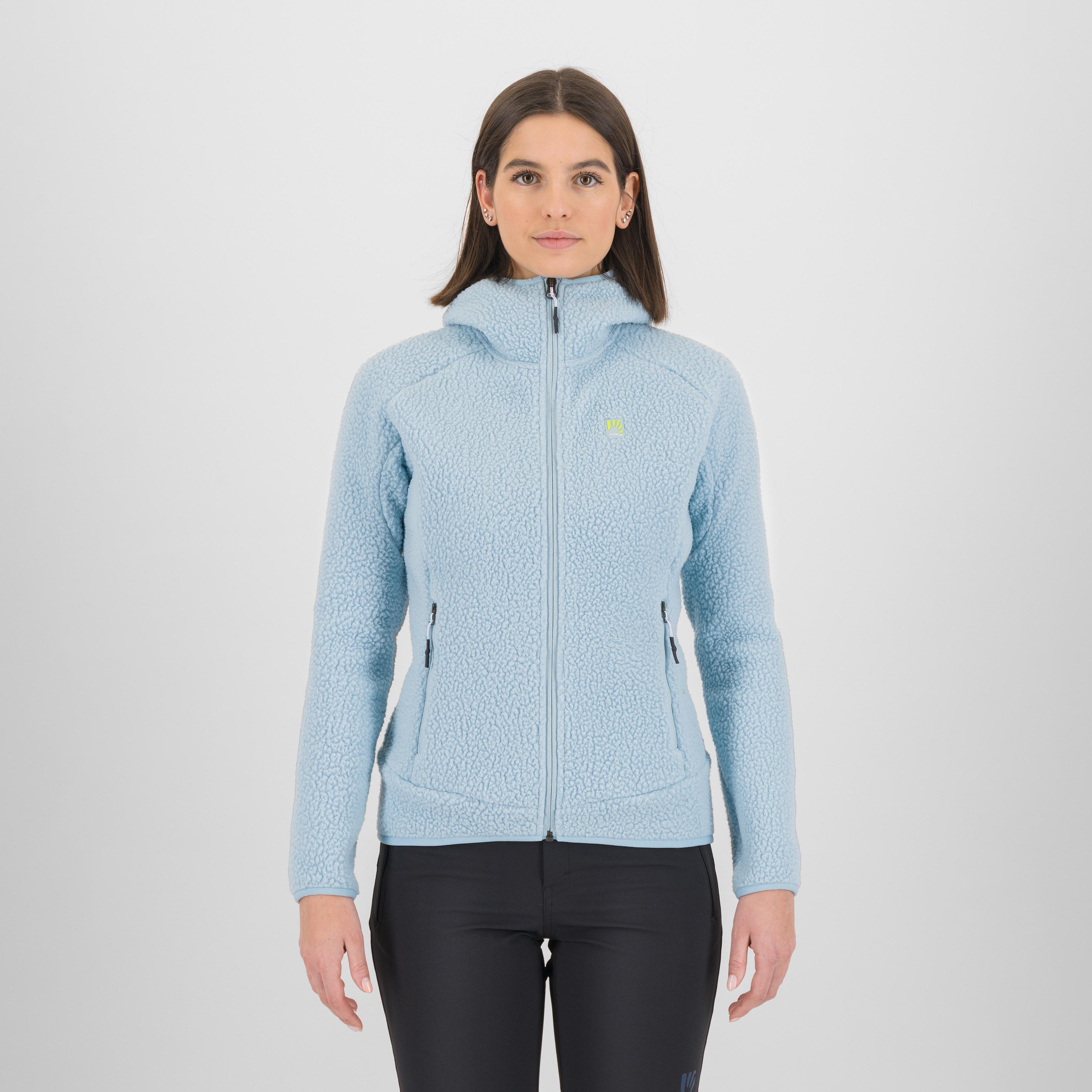 Moiazza retrò hoodie w fleece - forget - karpos