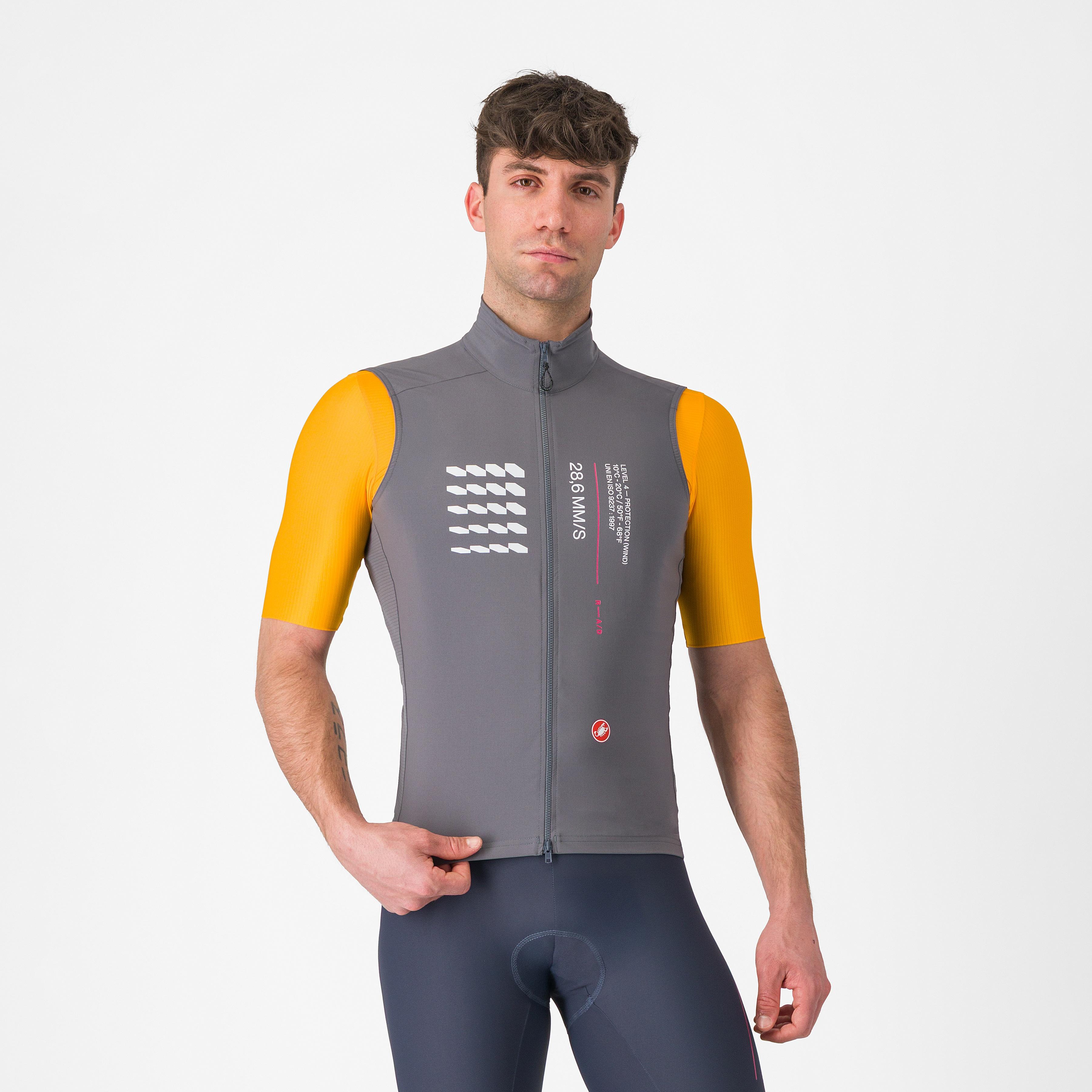 Espresso r-a/d vest - smoky gray - castelli