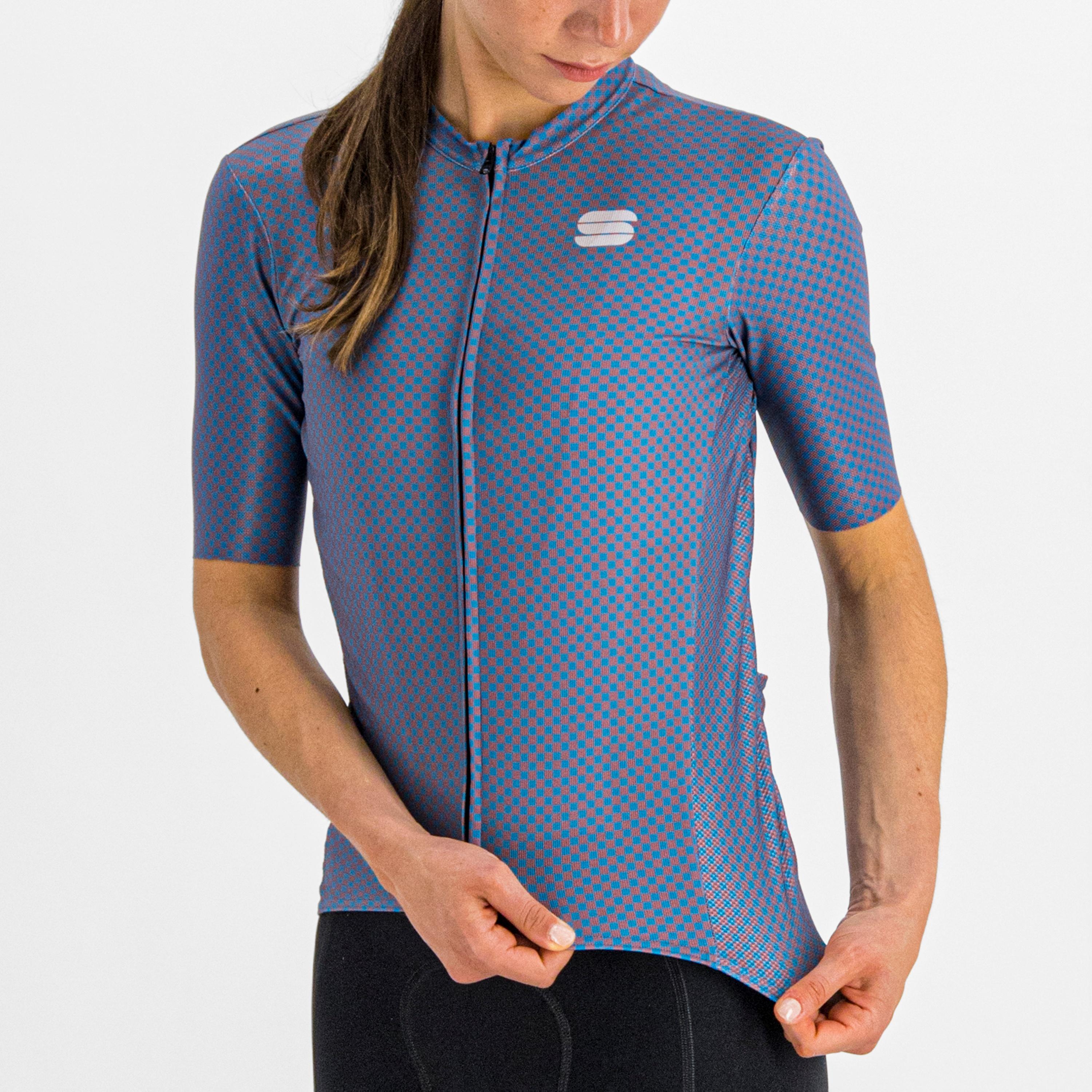 Checkmate w jersey - berry blue mauve - sportful