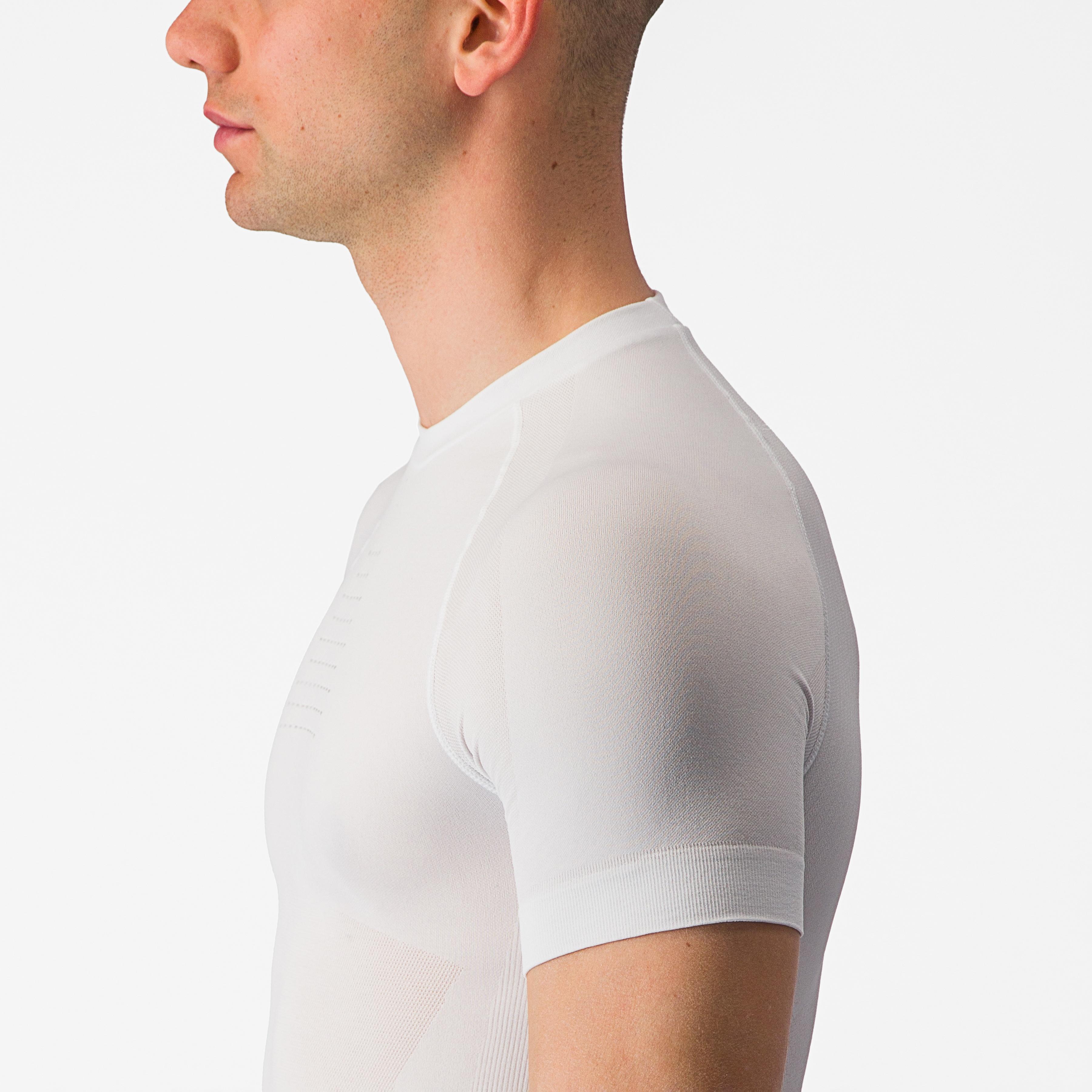 Core seamless base layer ss - white - castelli