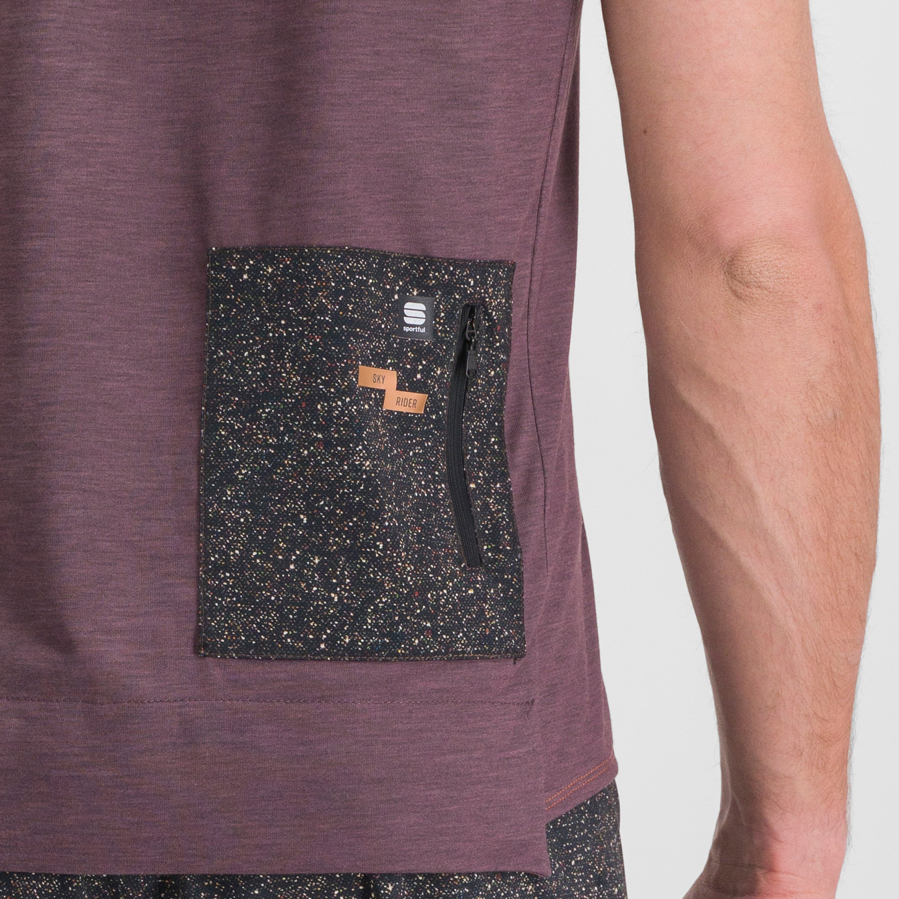 Sky rider giara  tee - huckleberry - sportful