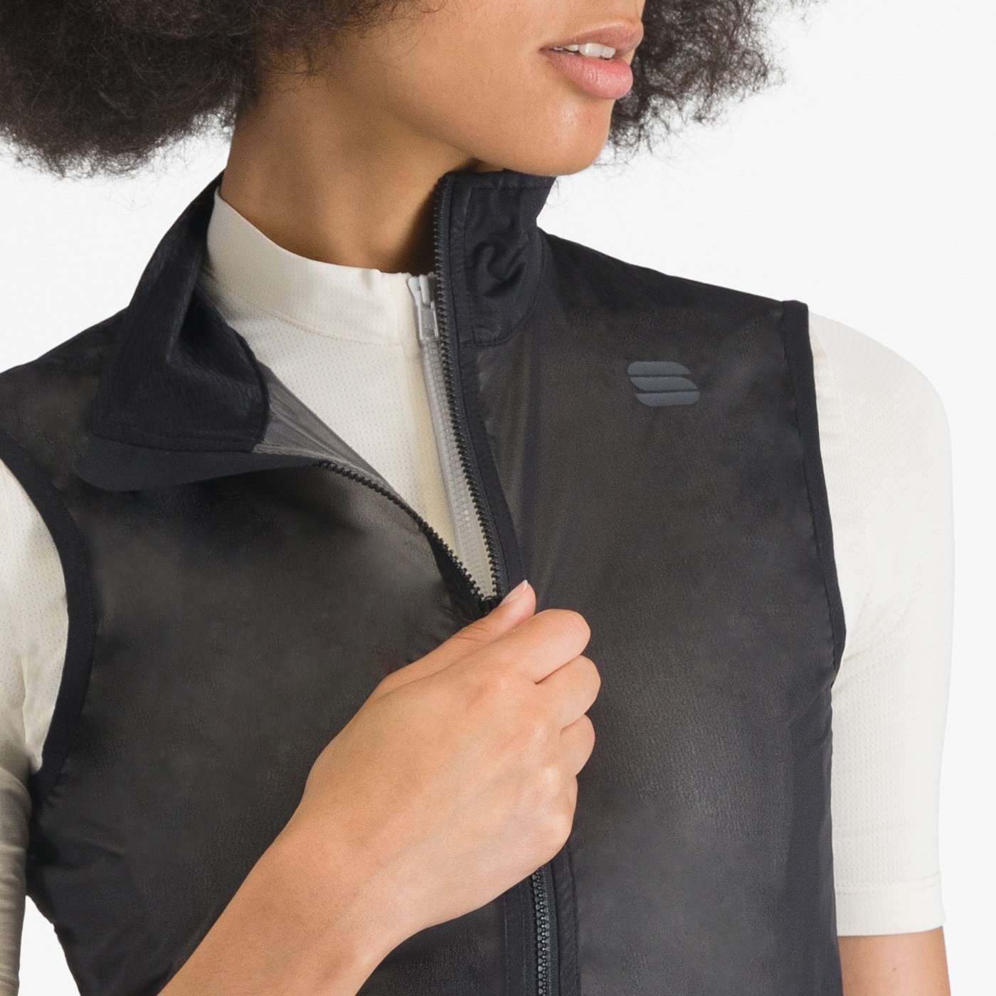 Light air w vest - black - sportful