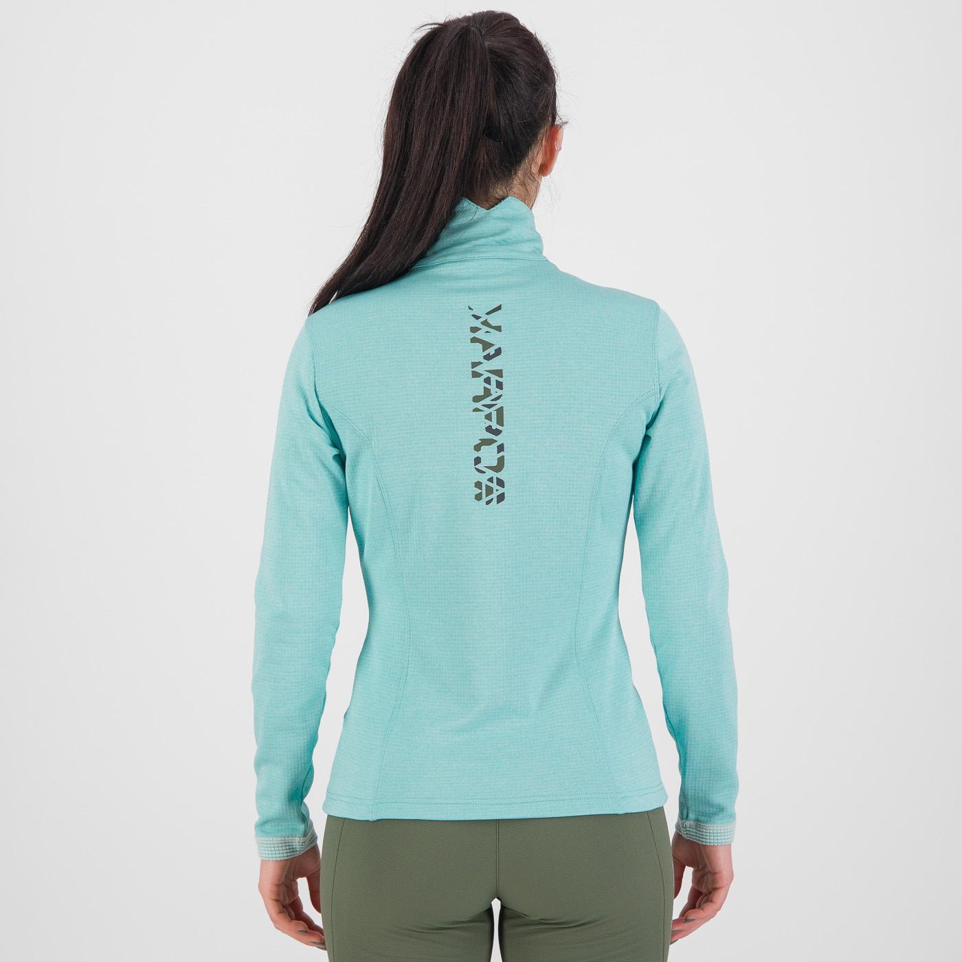 Pizzocco w half zip - aqua sky - karpos