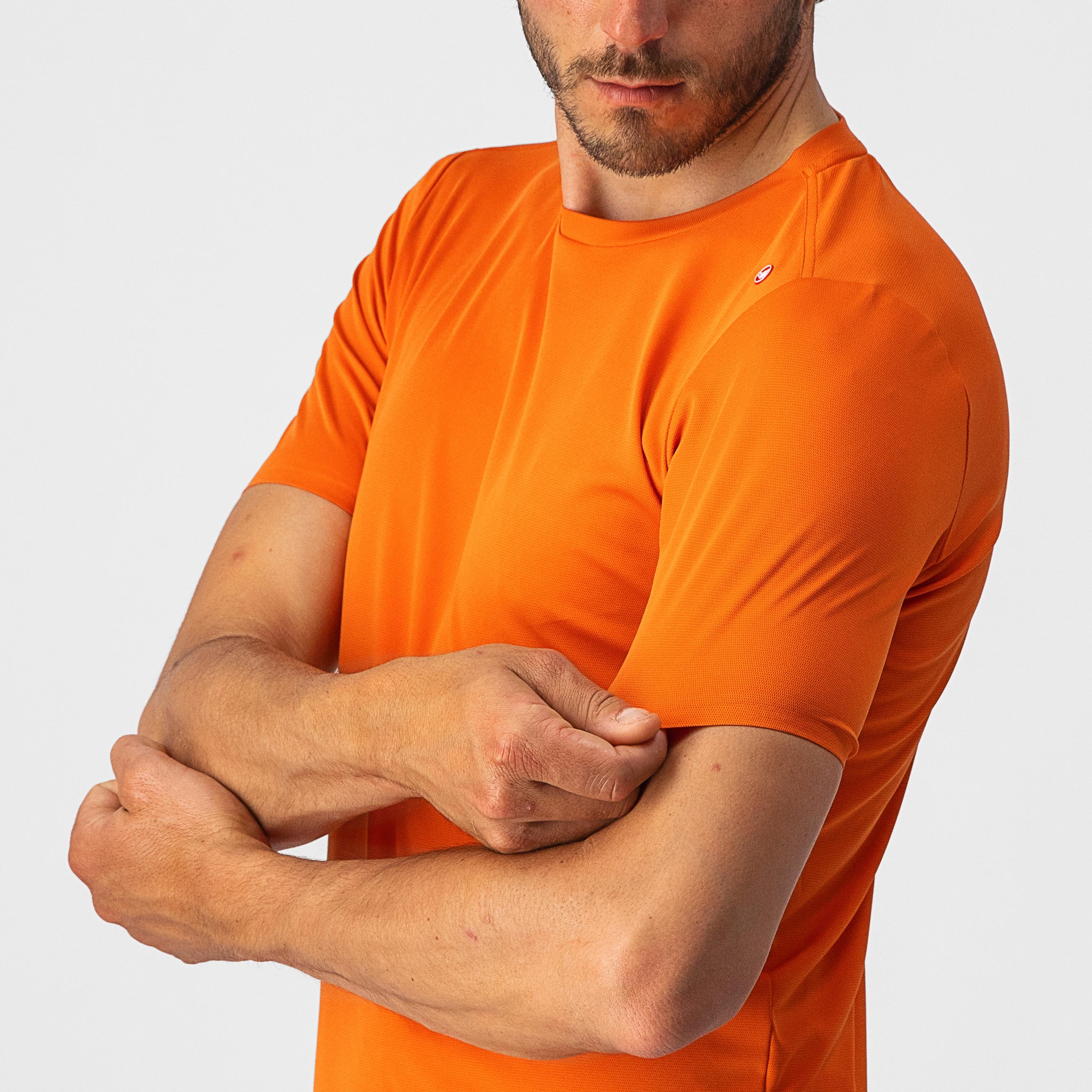 Tech 2 tee - orange rust - castelli