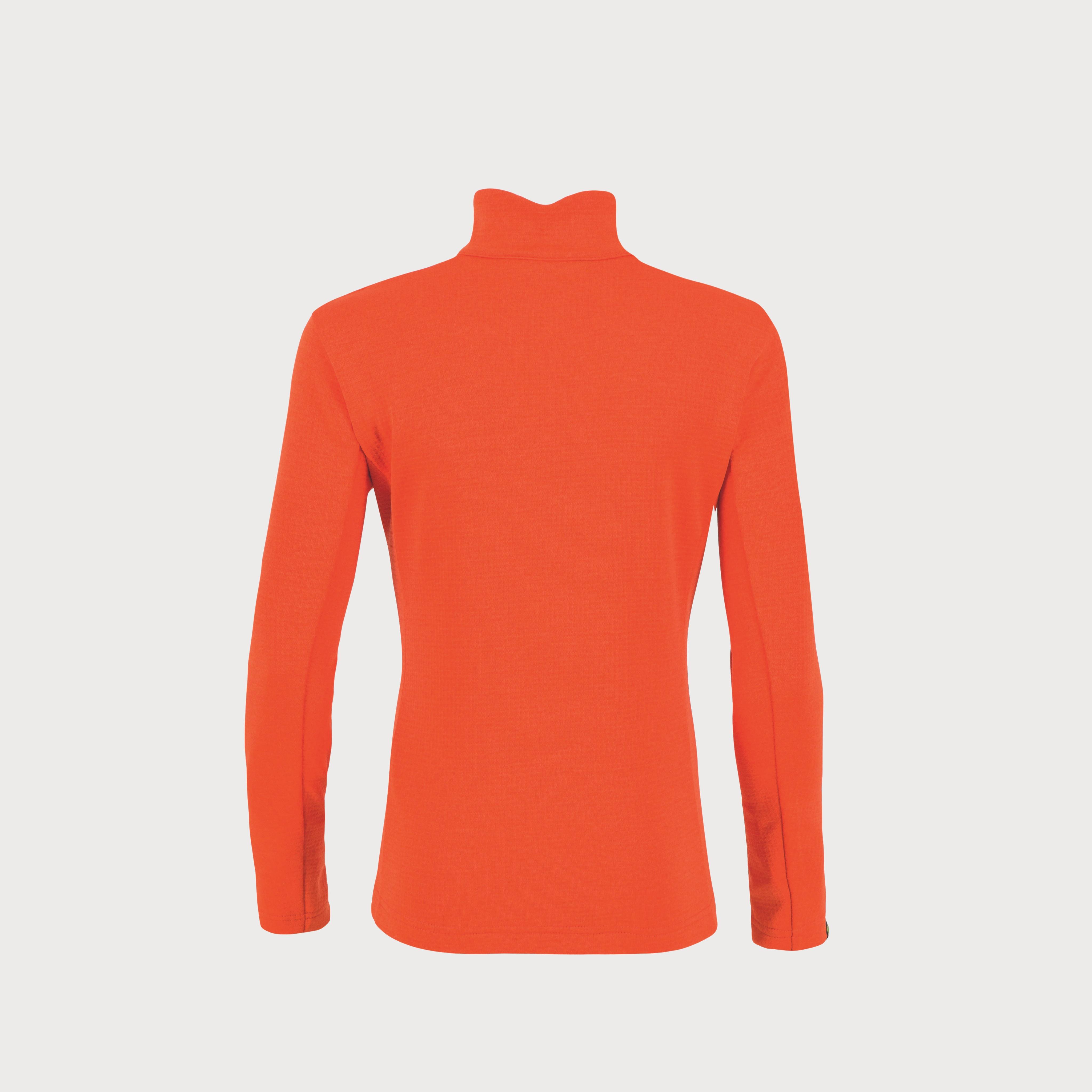 Pizzocco kid half-zip fleece - spicy orange - karpos