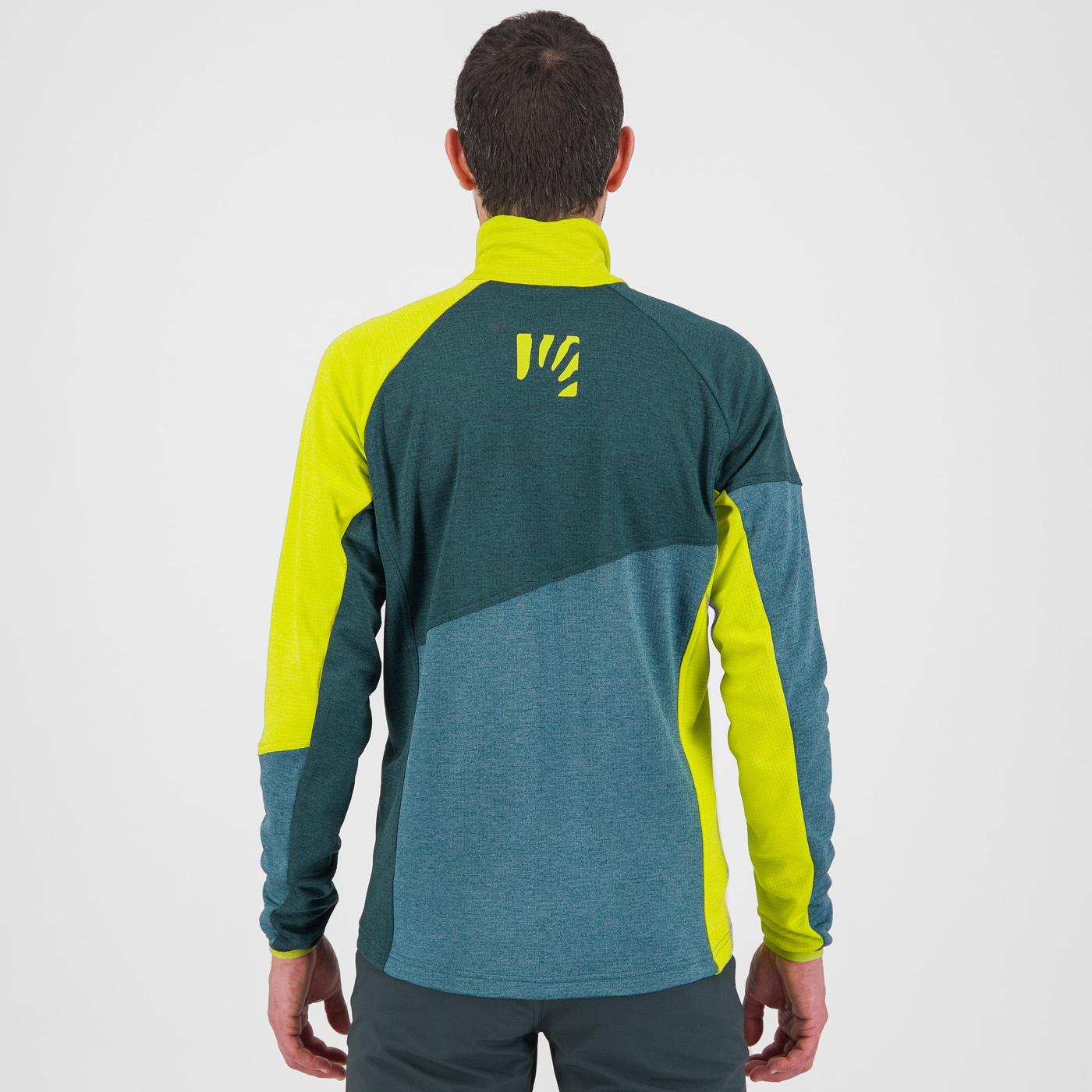 Federa full-zip fleece - balsam/forest/kiwi colada - karpos