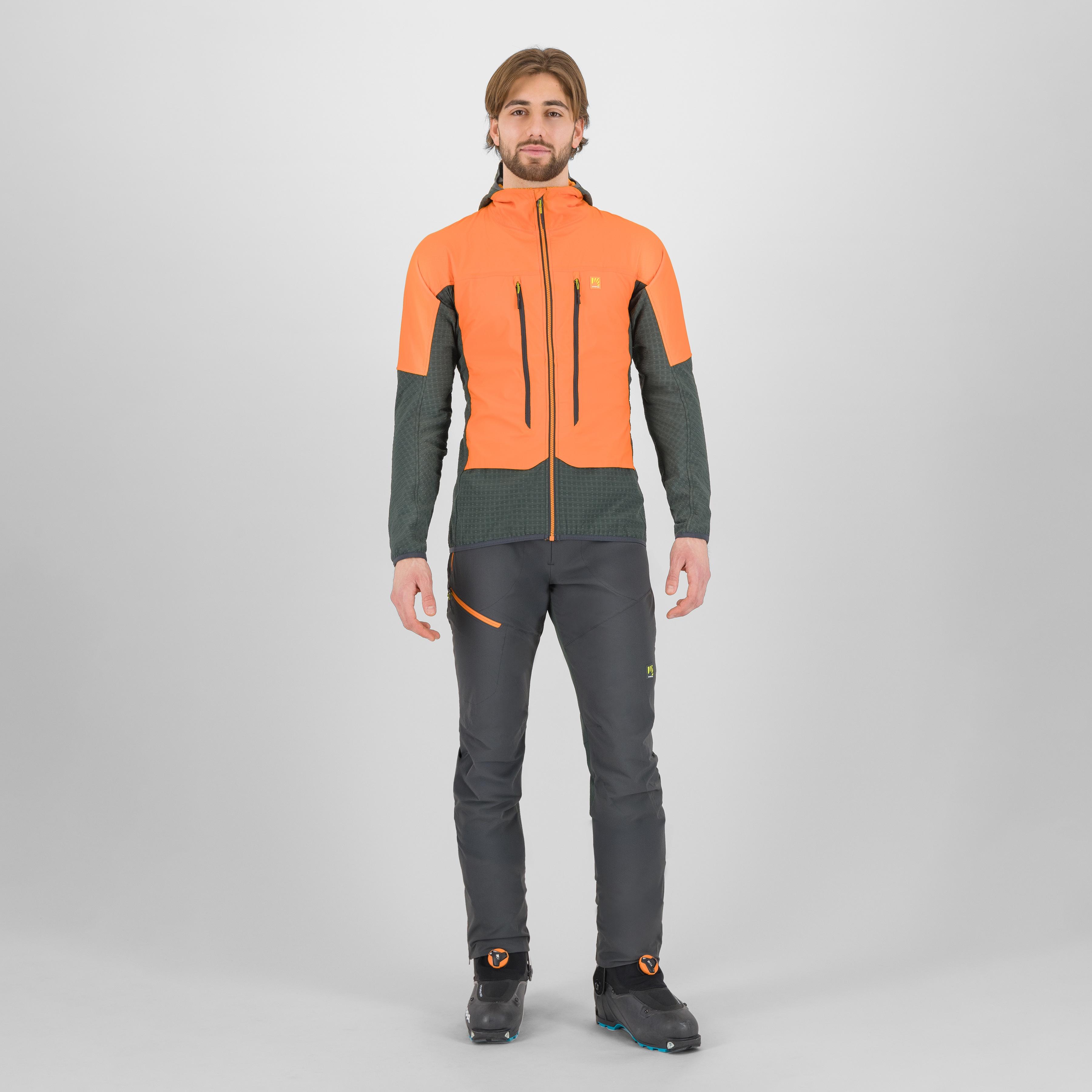 Alagna plus 2.0 jacket - vibr.orange/woodl.gray - karpos