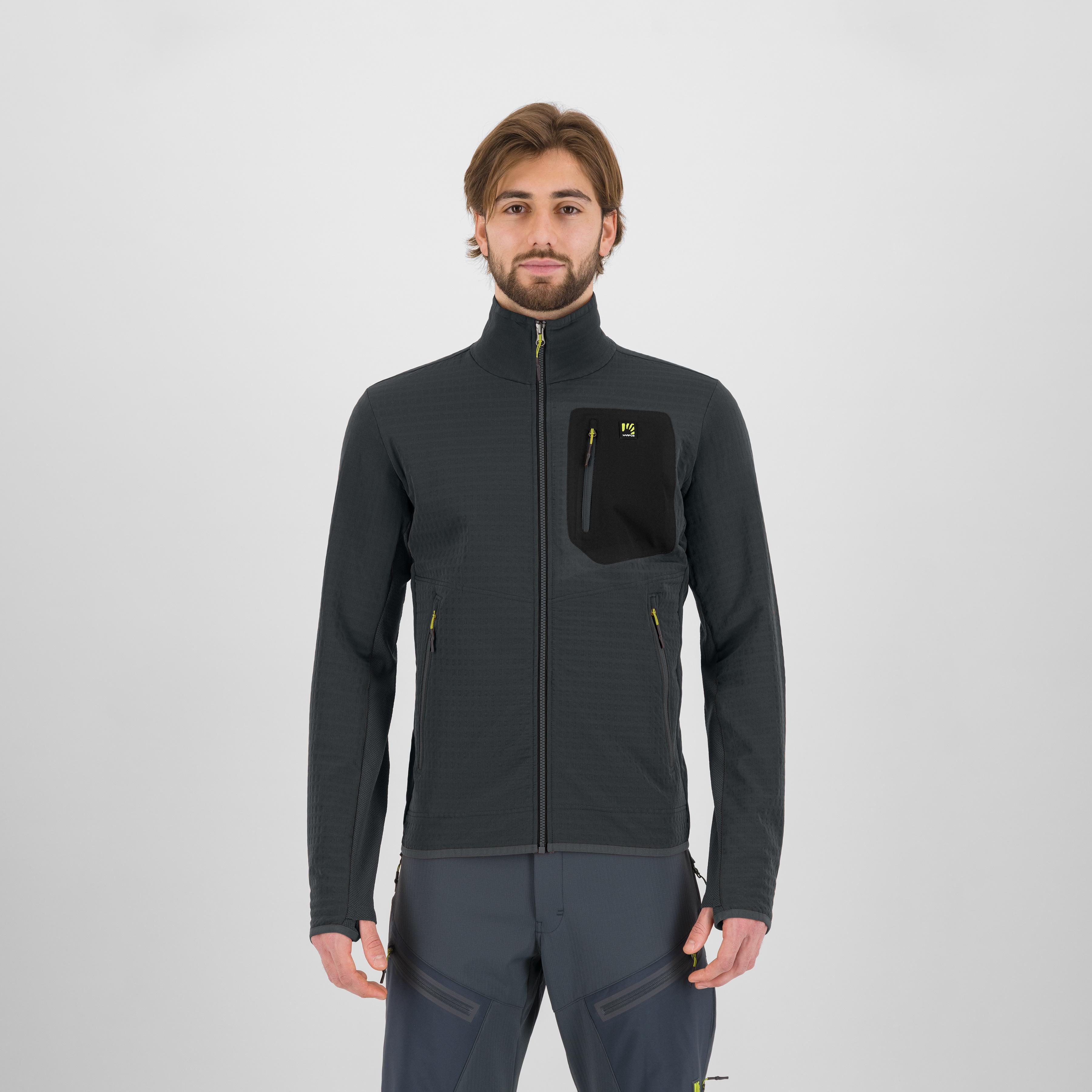 Marmolada fleece - woodl.gray/black - karpos