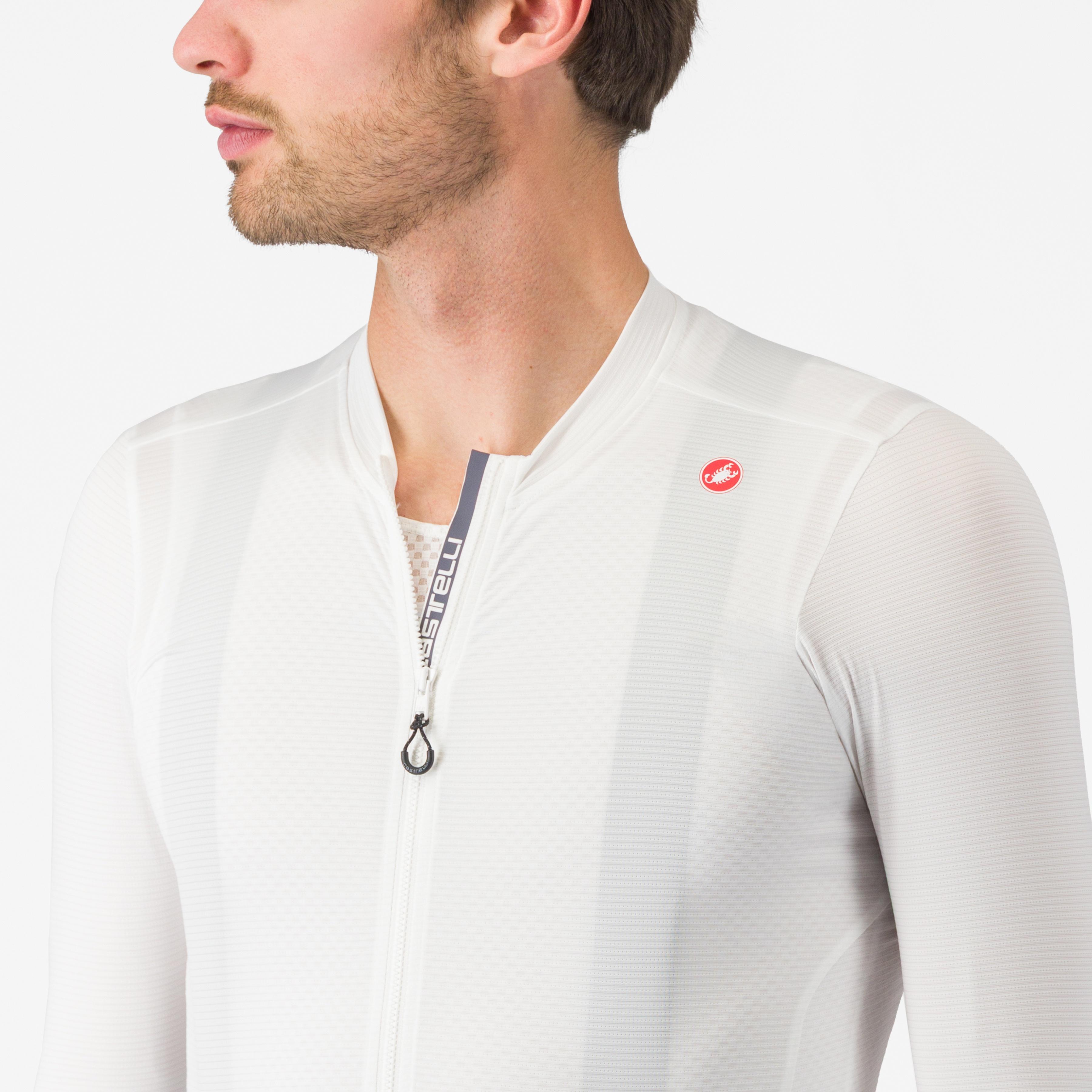 Espresso ls jersey - ivory/dark gray - castelli