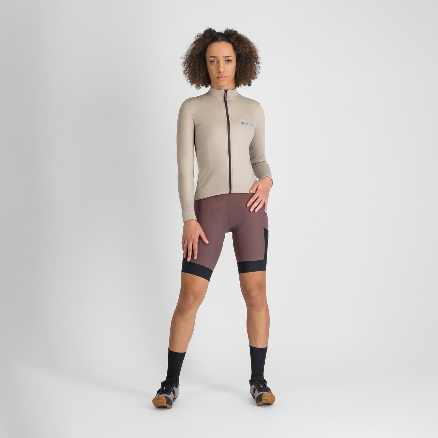 Supergiara wool w jersey - sand - sportful