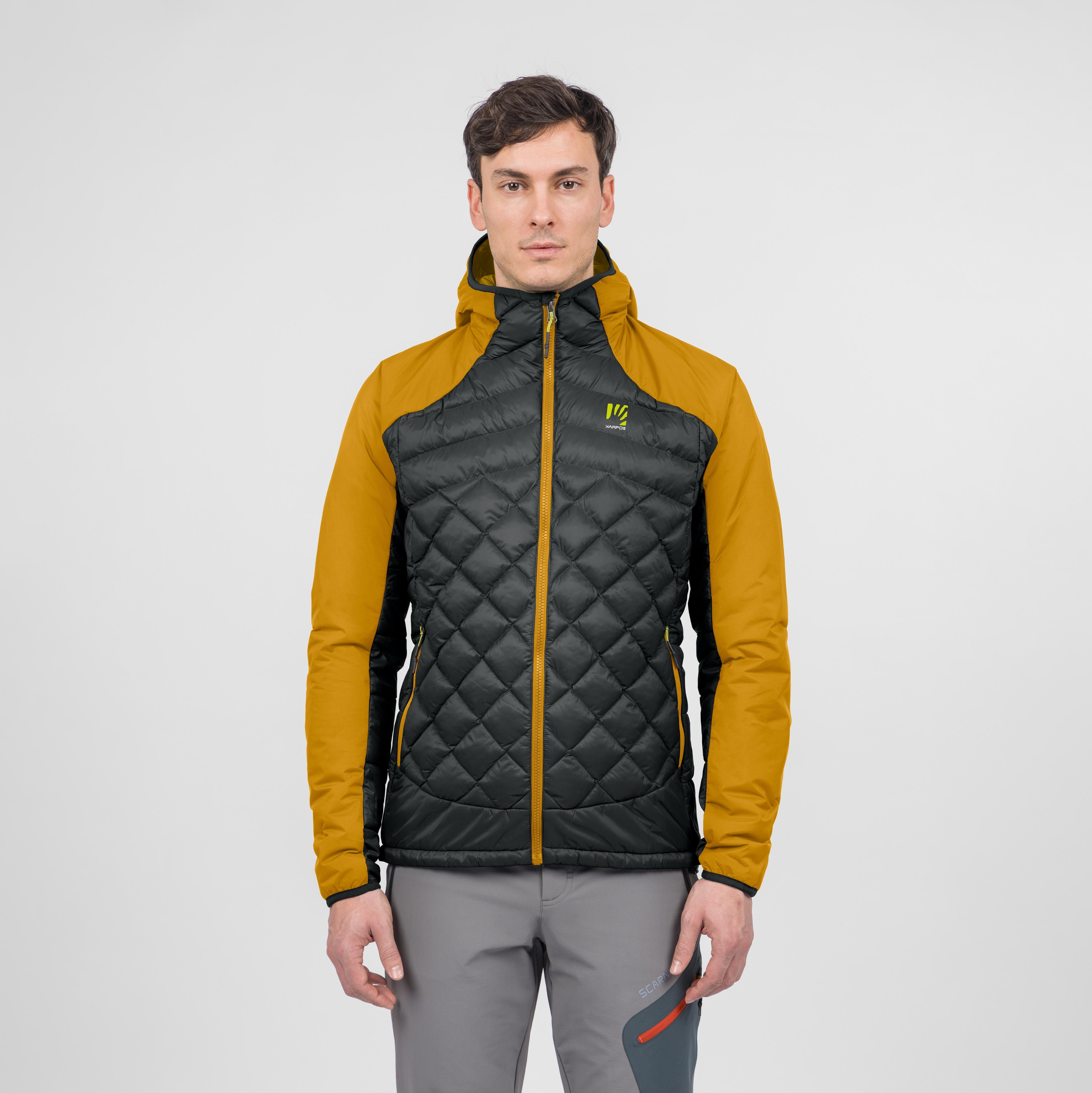Lastei active plus jacket - black sand/golden yellow - karpos