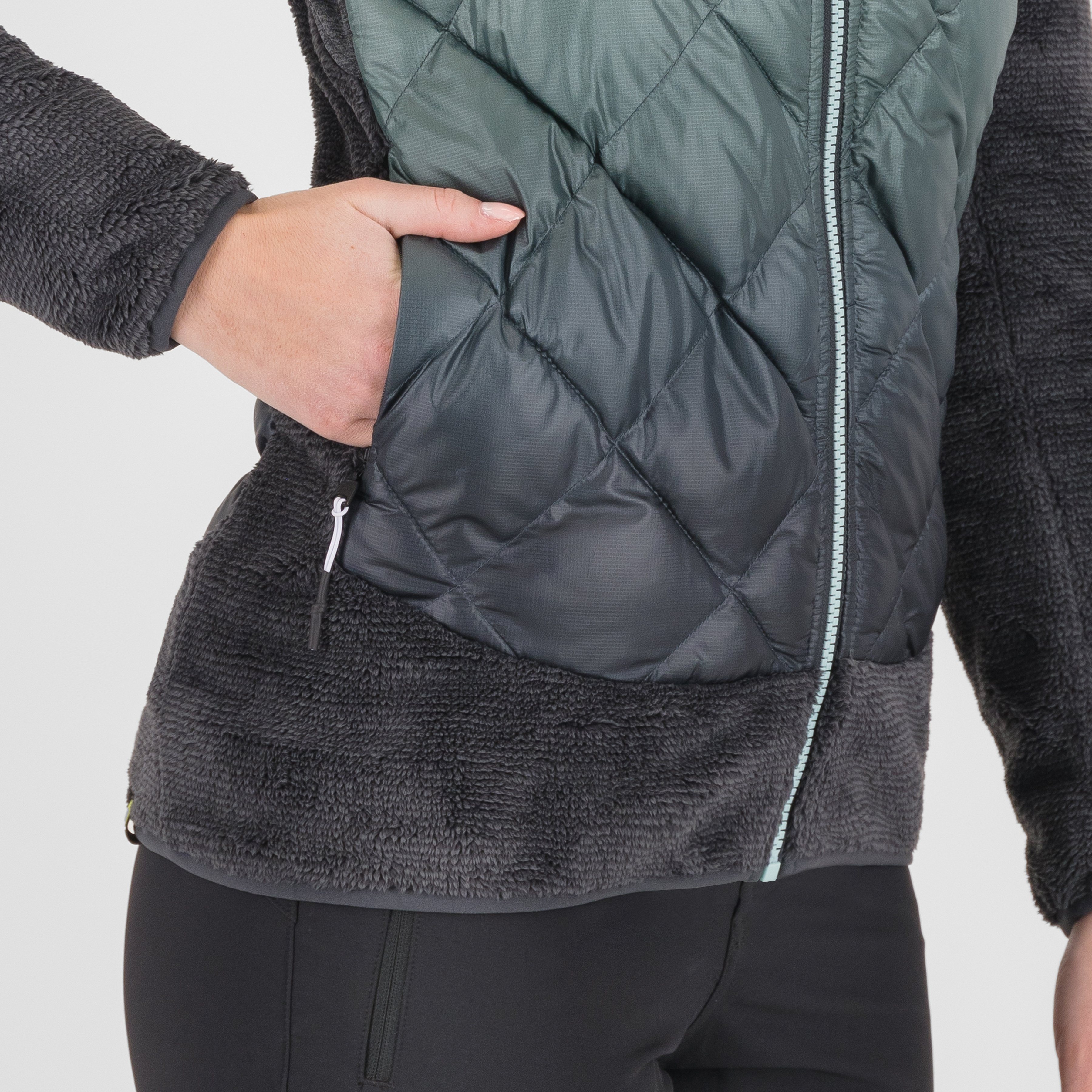 Smart w marmarole jacket - woodl.gray/aquifer - karpos