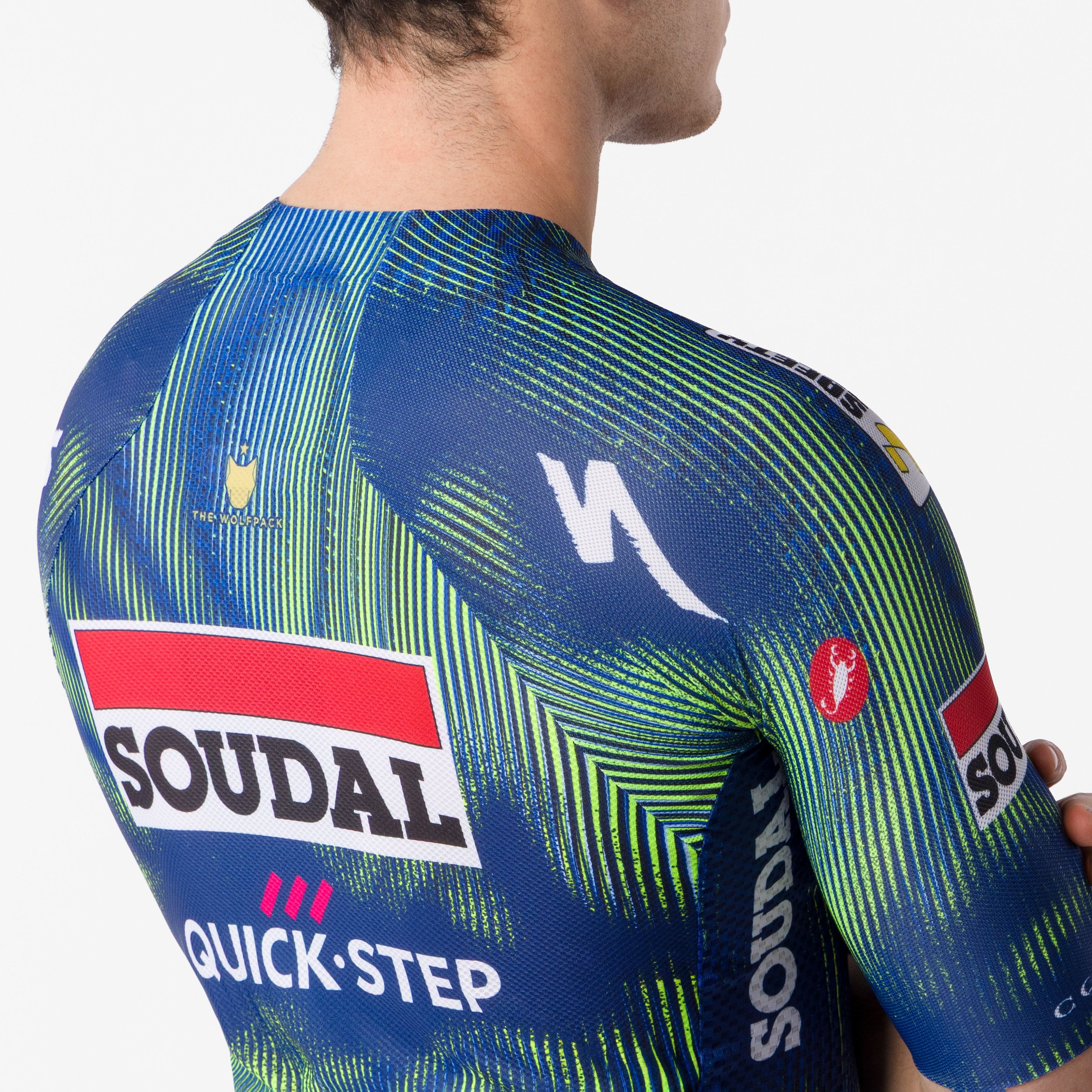Climber's a/c jersey - blue/electric lime - castelli