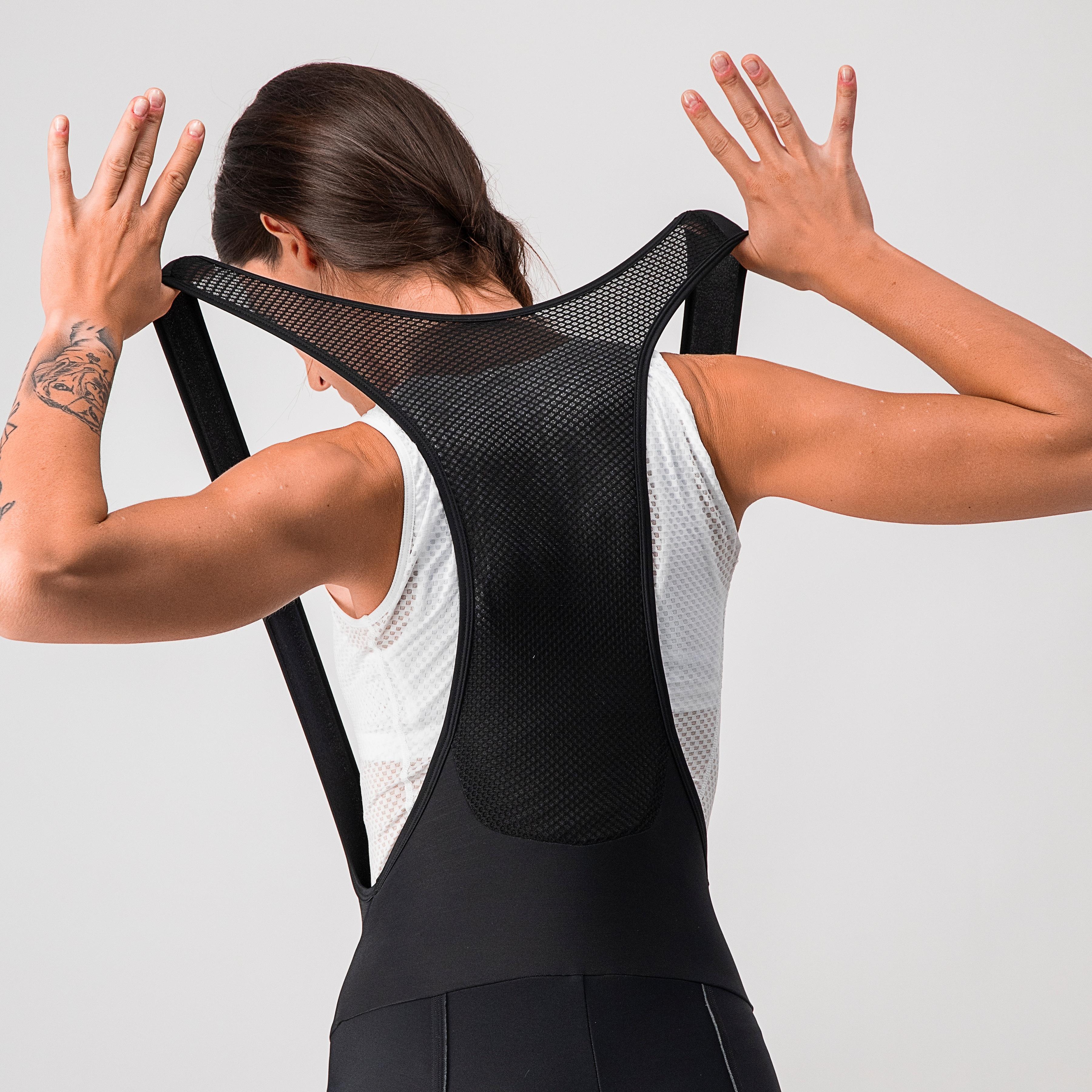 Meno wind w bibtight - black - castelli