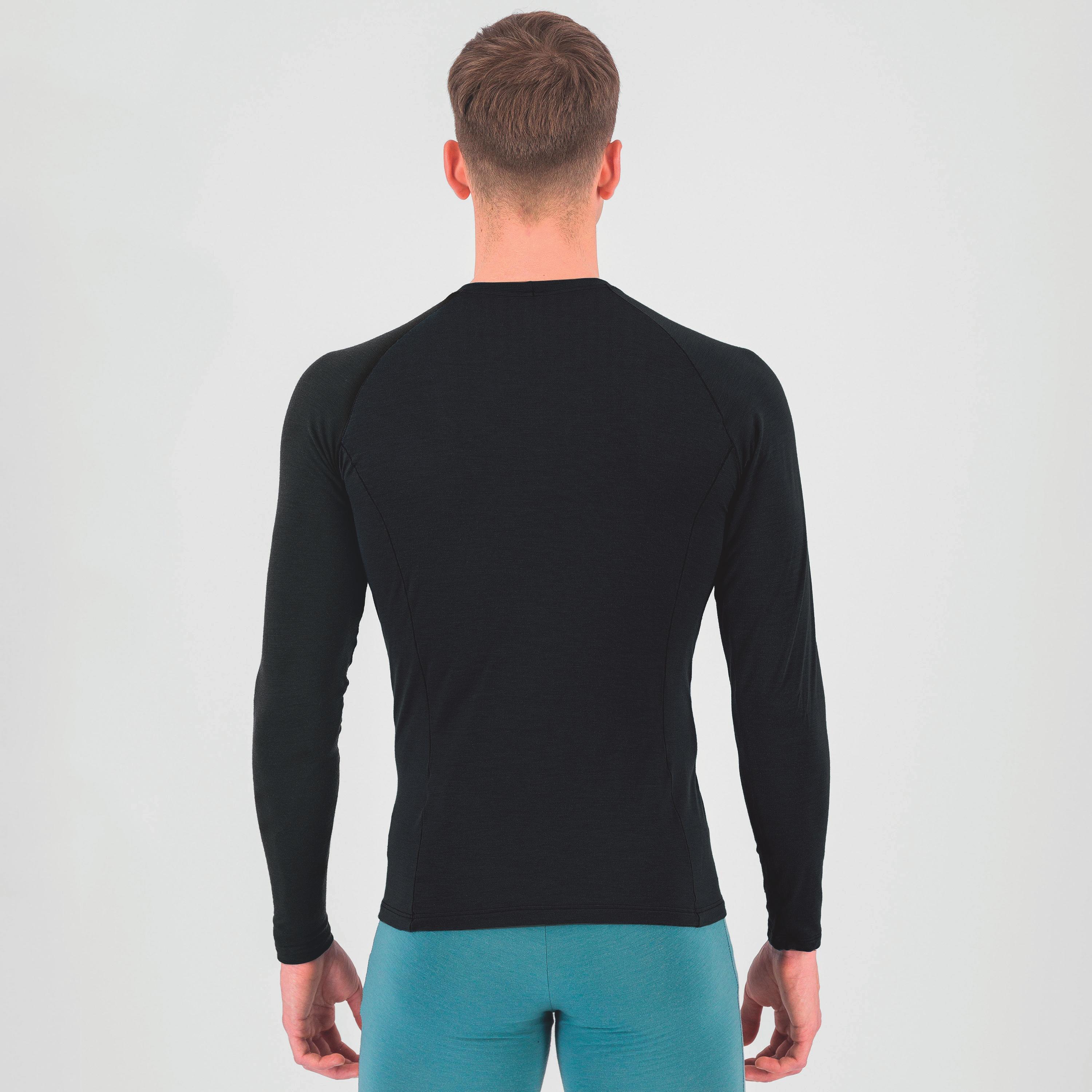Dinamico merino 130 jersey ls - black - karpos
