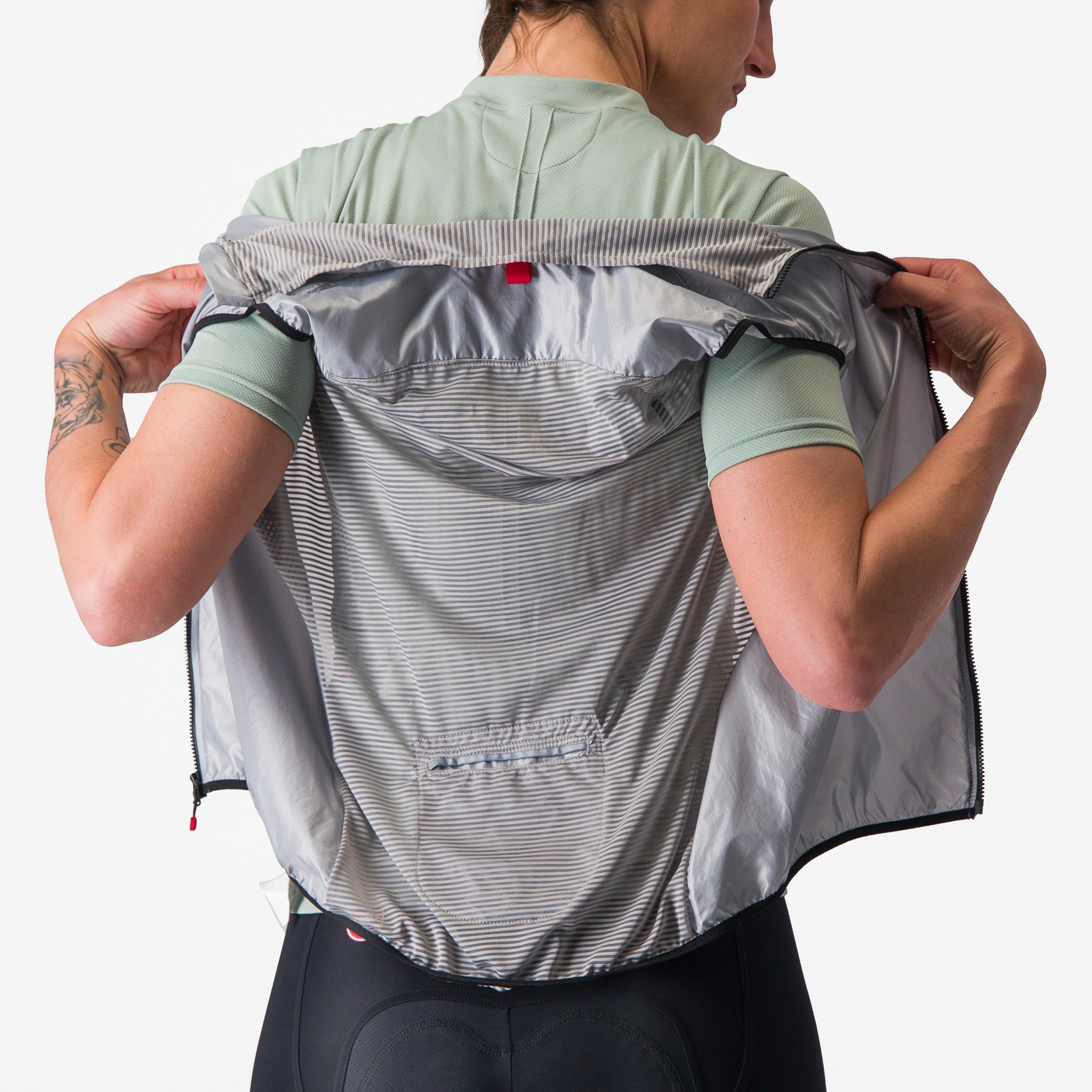 Aria w  vest - silver gray - castelli