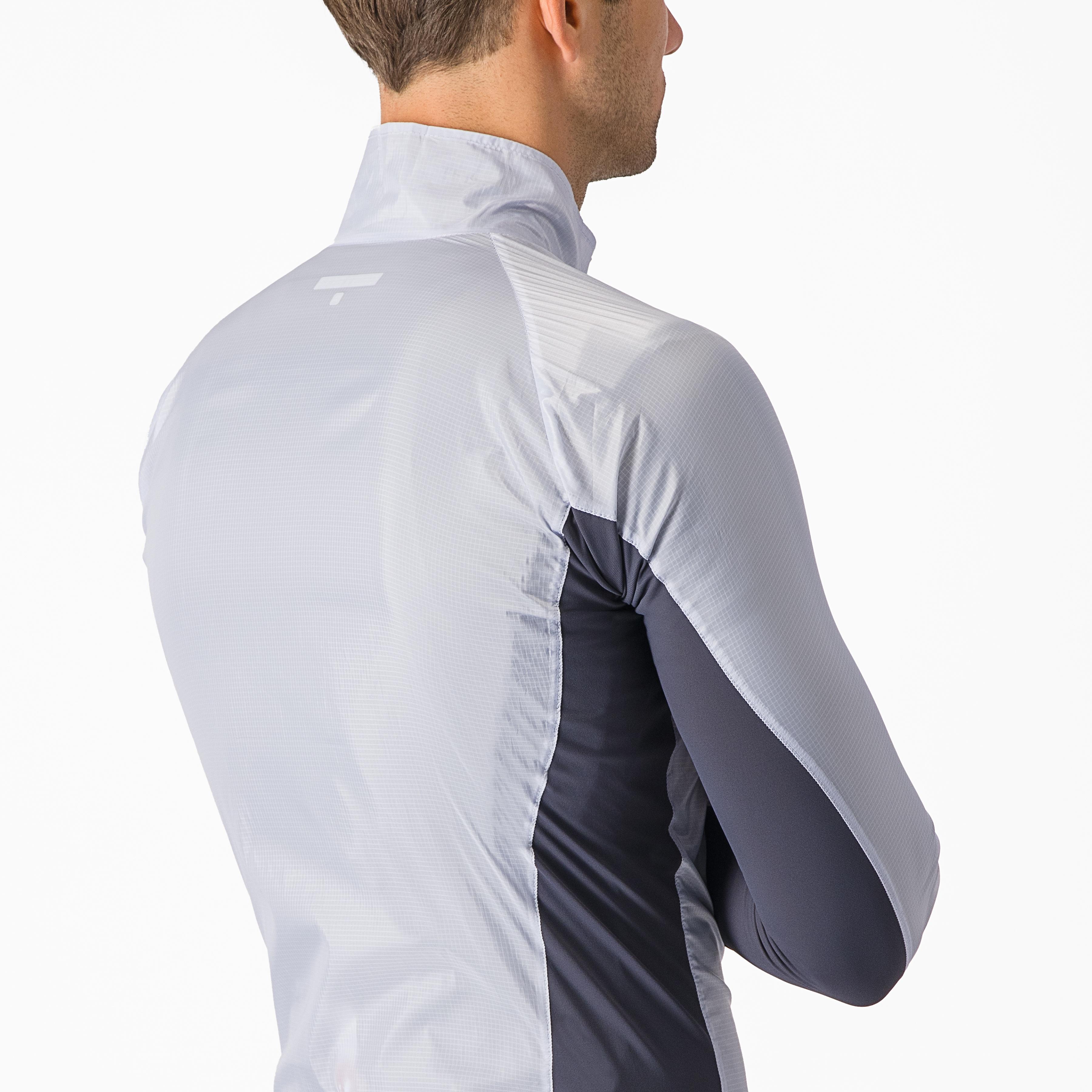 Squadra stretch jacket - silver gray/dark gray - castelli