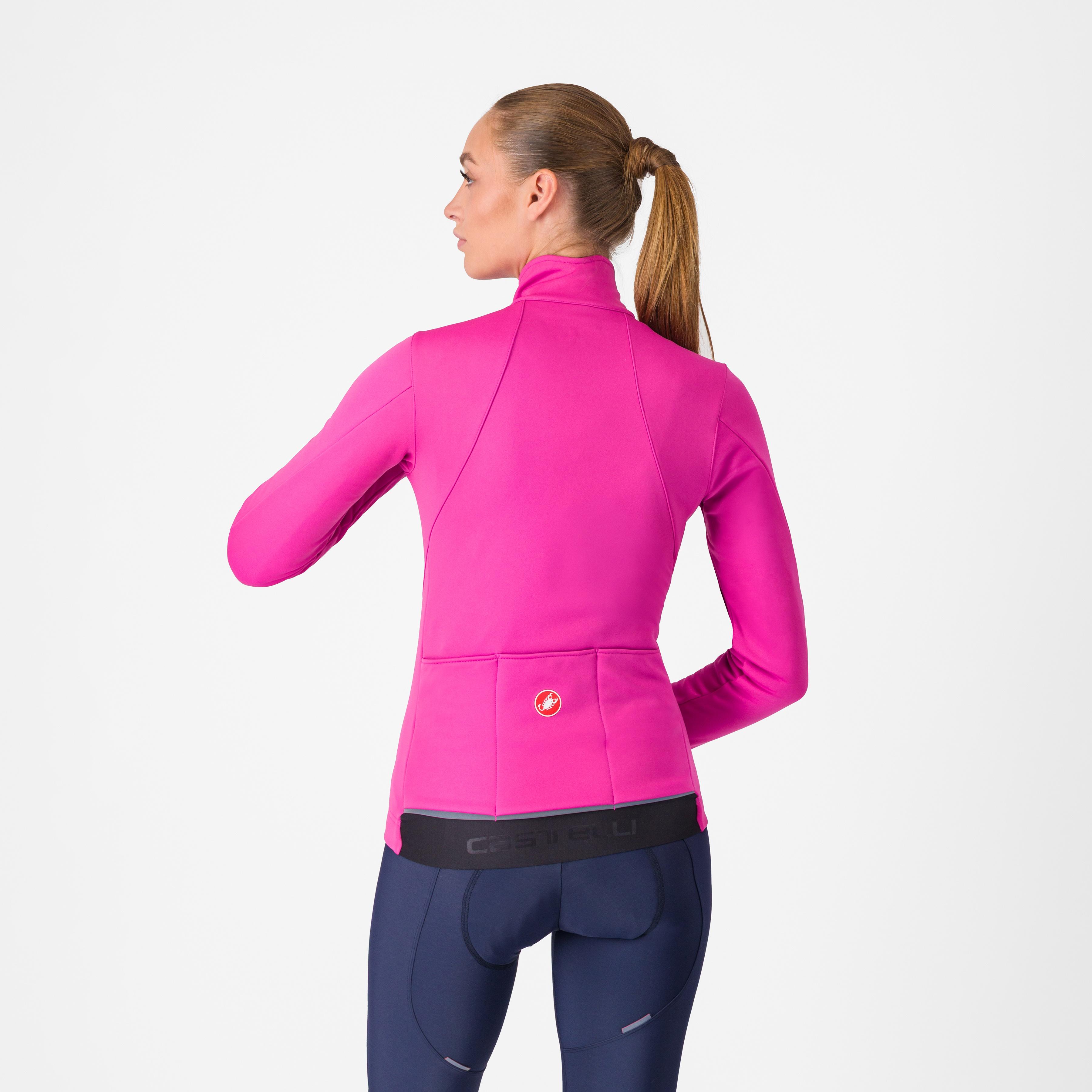 Espresso air w jacket - violet pink - castelli