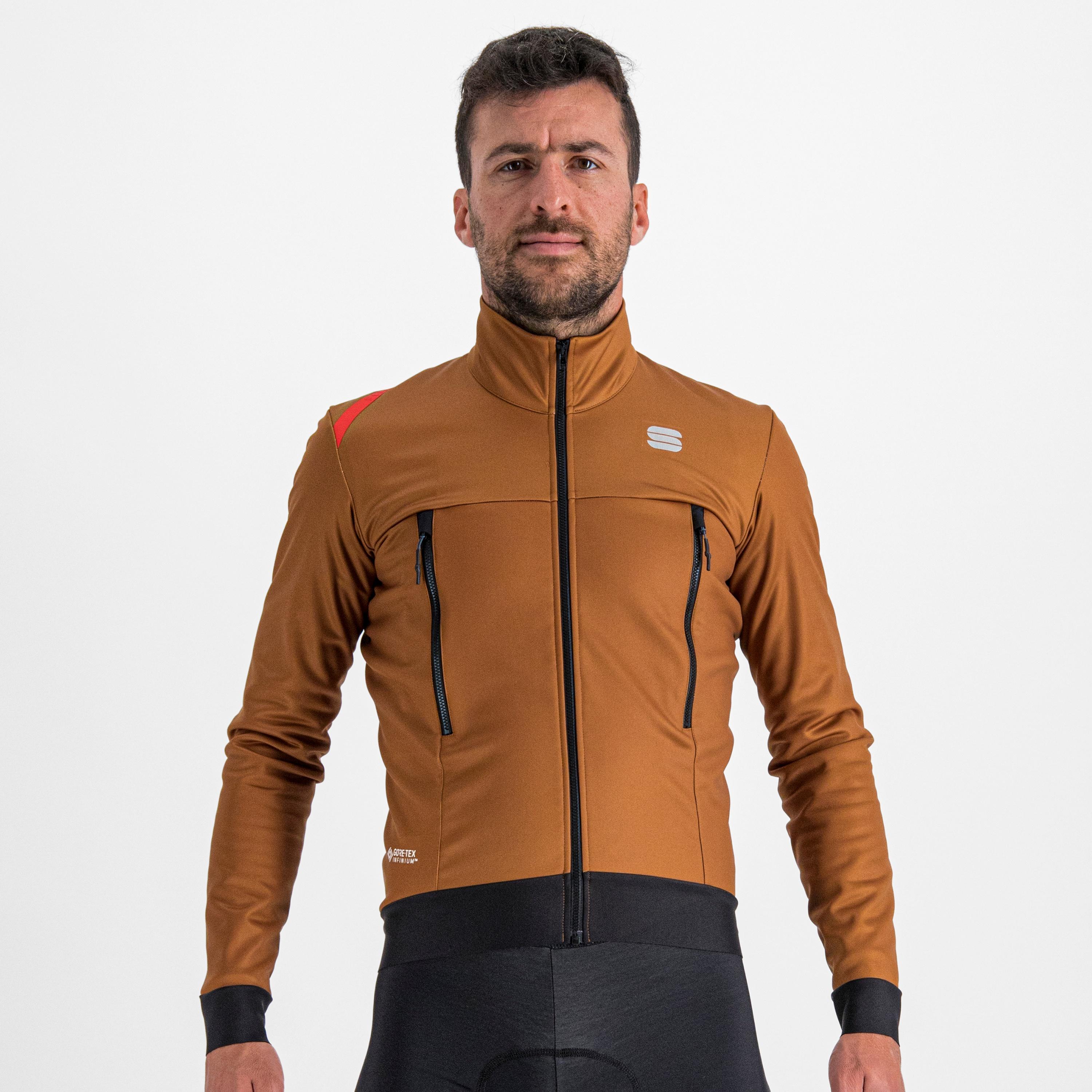 Fiandre warm jacket - leather - sportful