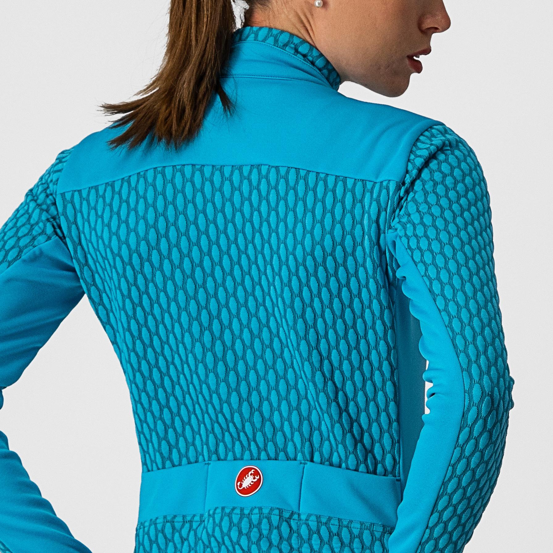 Sfida 2 jersey fz - teal blue/sky blue - castelli