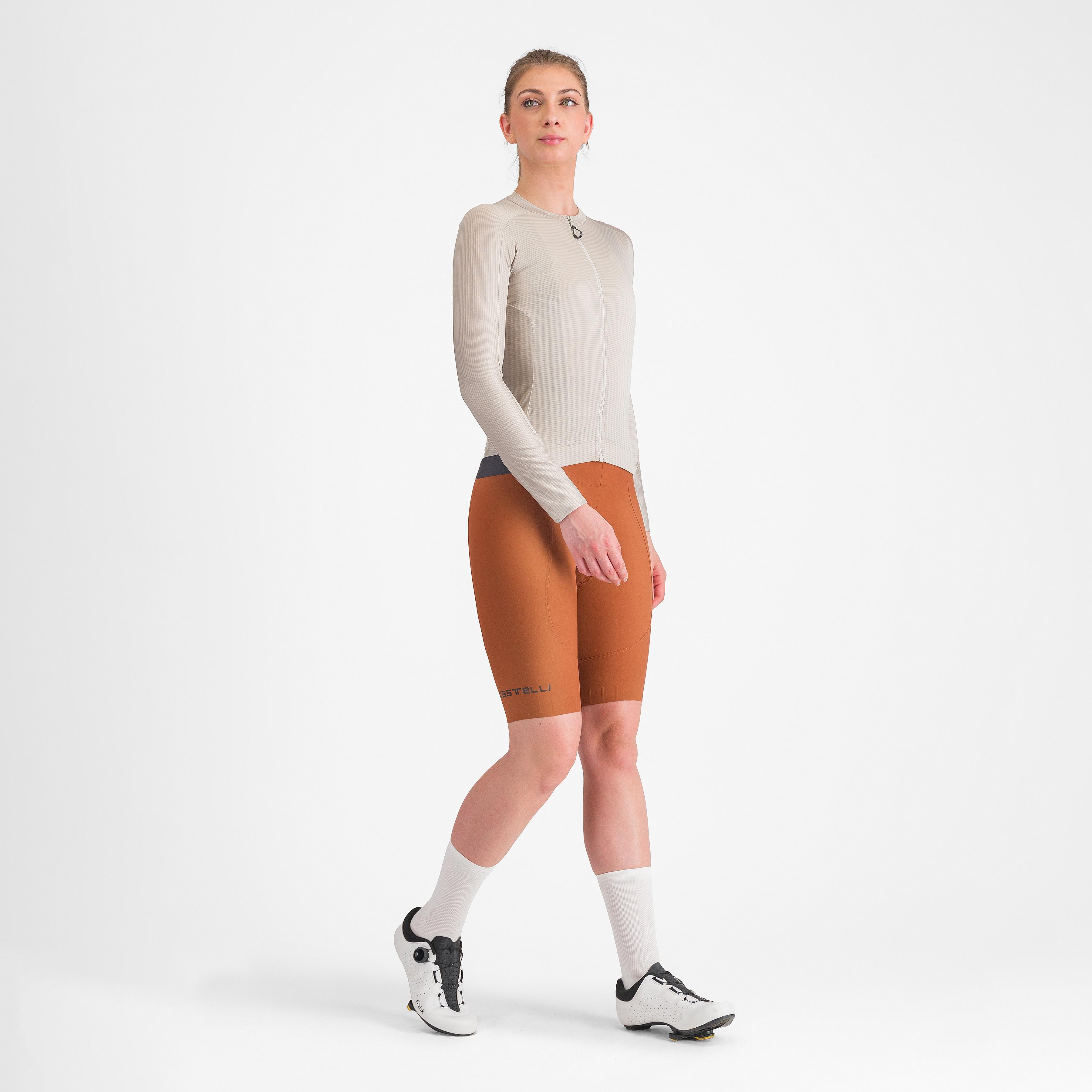 Espresso w long sleeve jersey - silver moon/dark gray - castelli