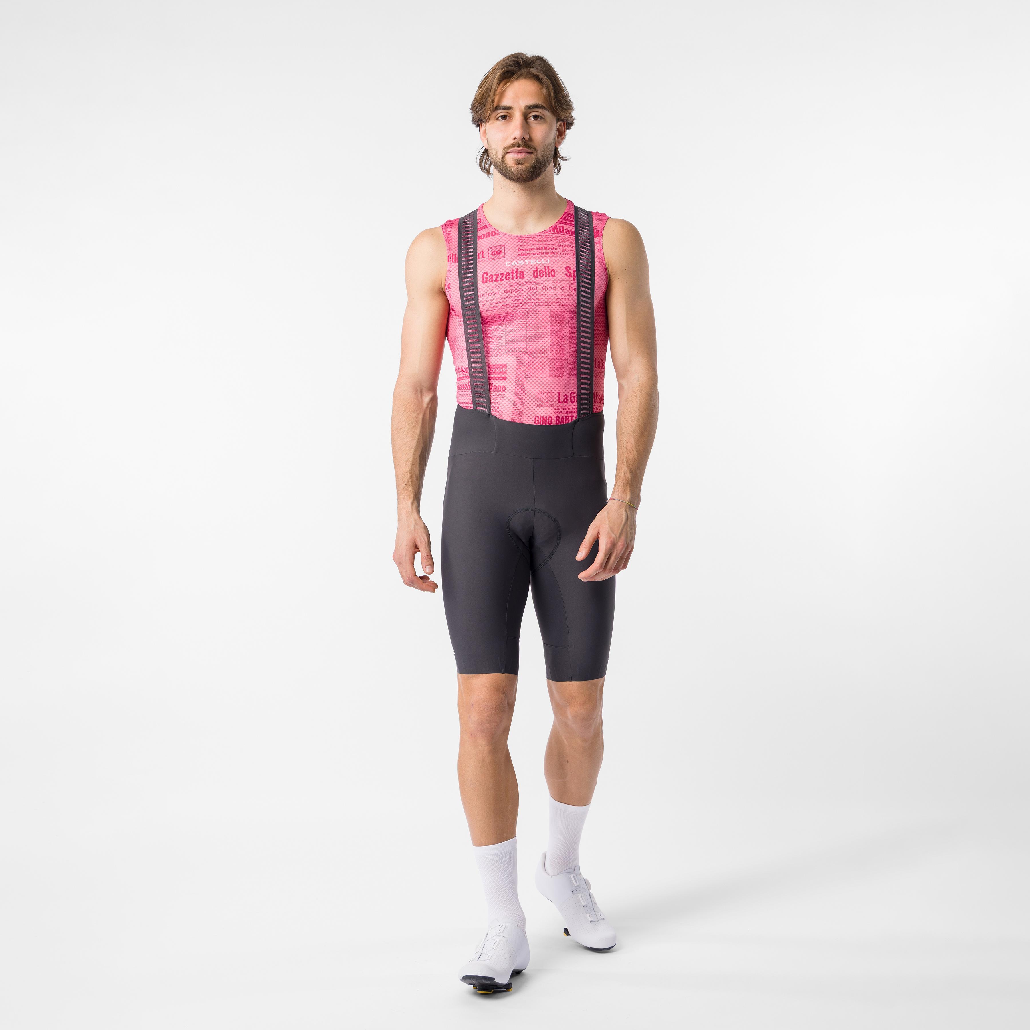 #giro trofeo 2 bibshort - dark gray - castelli