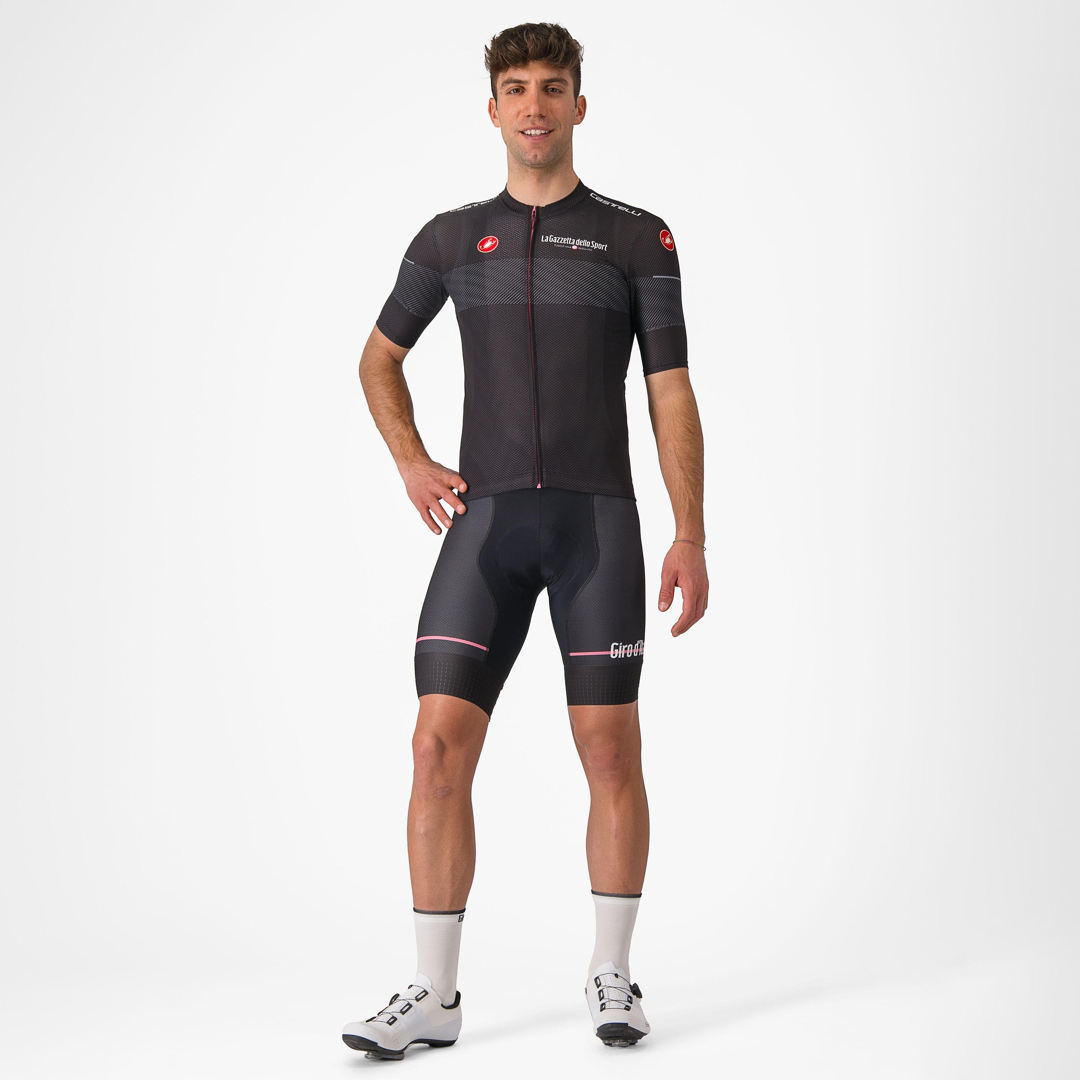 #giro107 classification jersey - nero - castelli