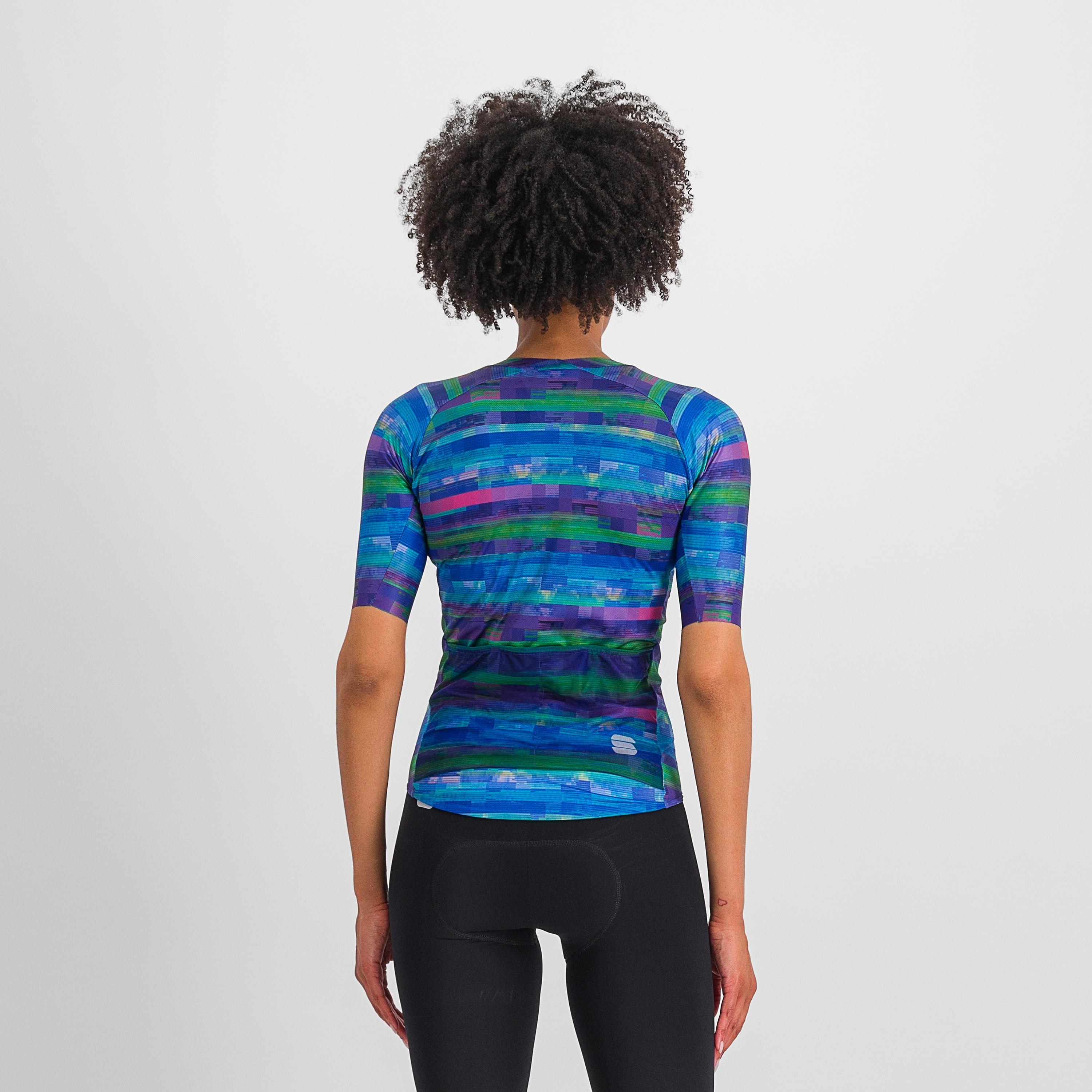 Glitch w bomber jersey - multicolor blue - sportful