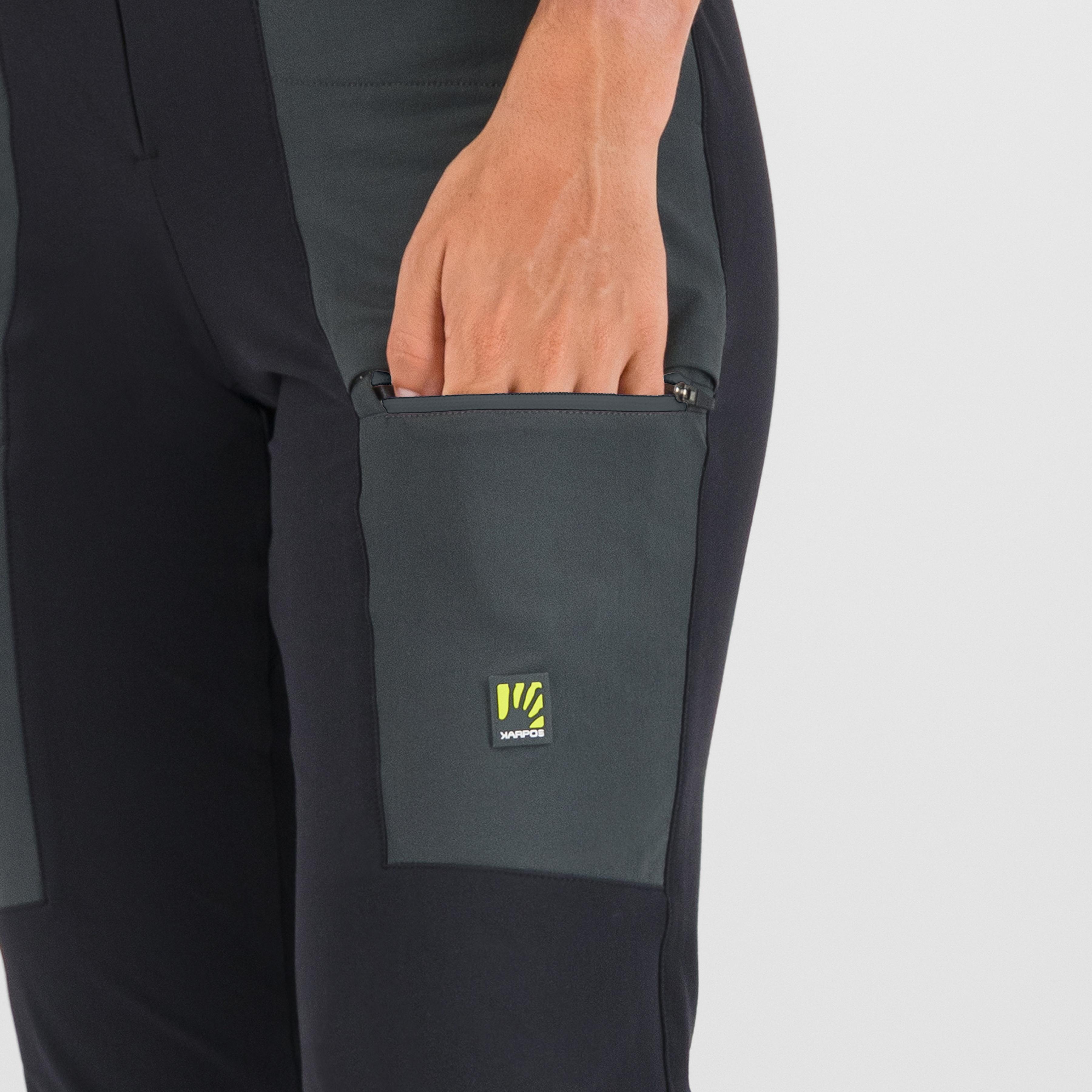 Lastia winter w pants - black/woodl.gray - karpos