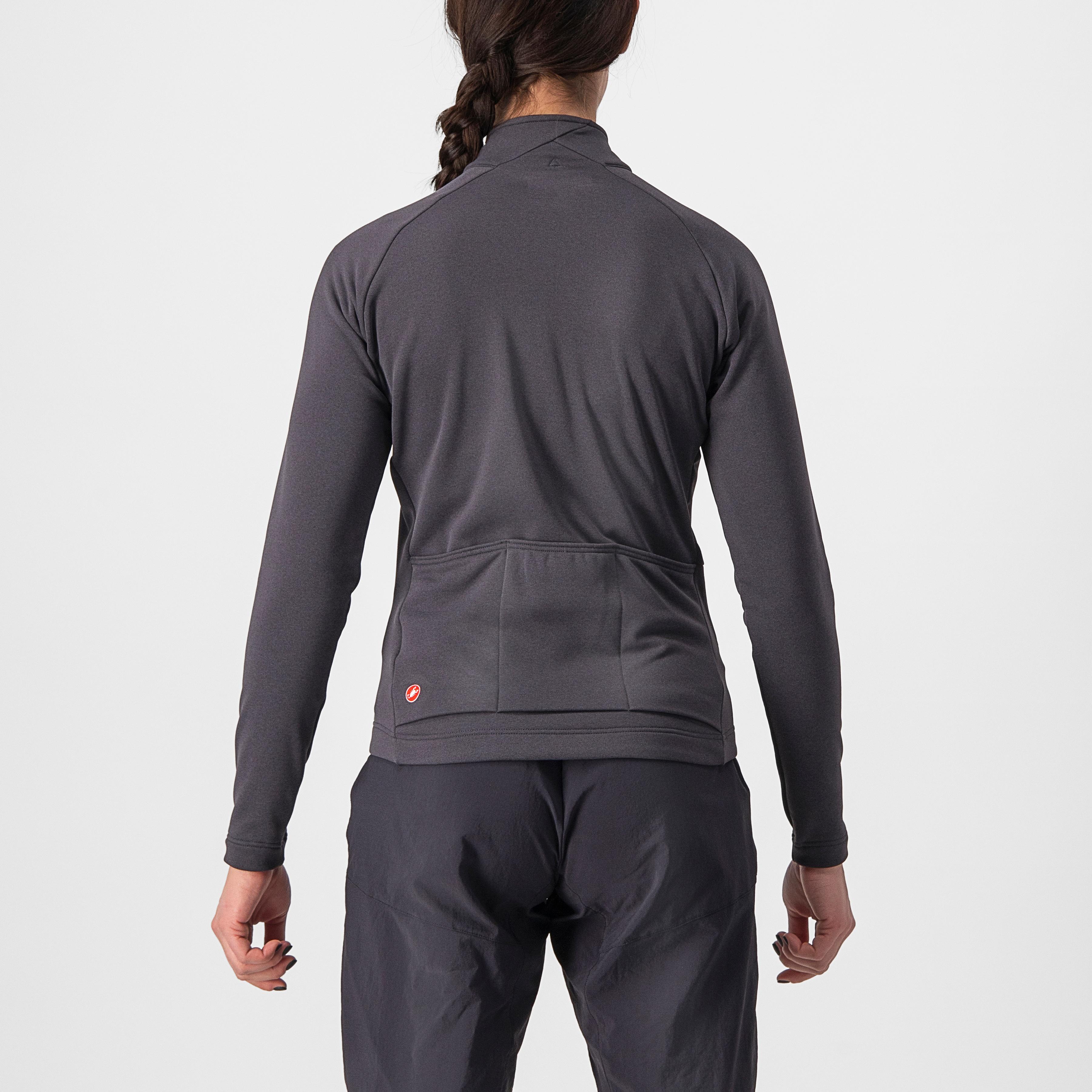 Unlimited trail w jersey - dark gray/goldenrod - castelli