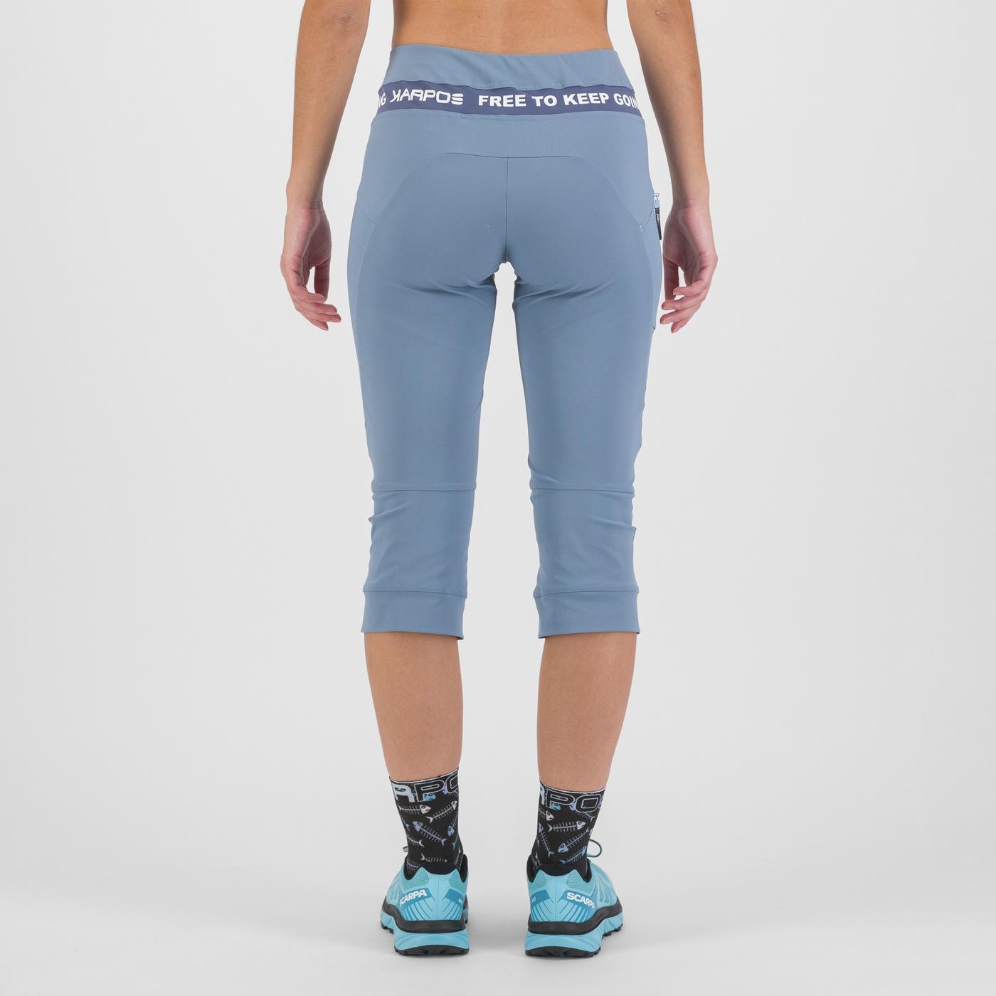 Easyfrizz w 3 4 pant - spring lake/vintage indigo - karpos