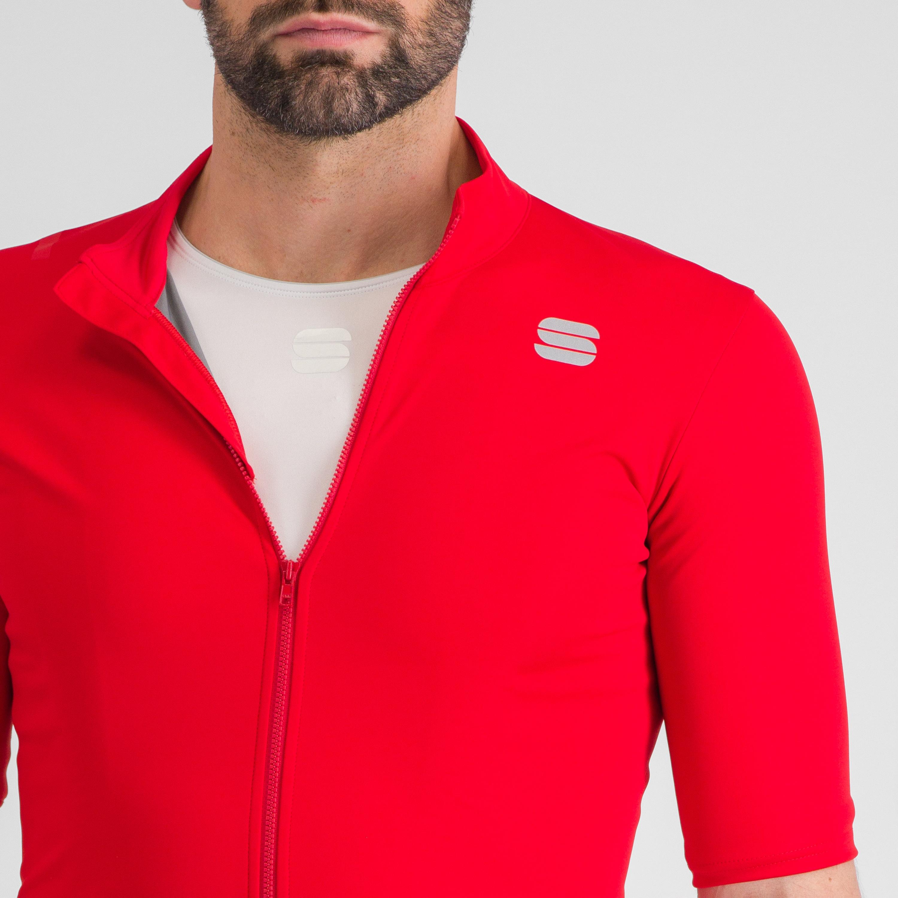 Fiandre light  short sleeve jacket - tango red - sportful