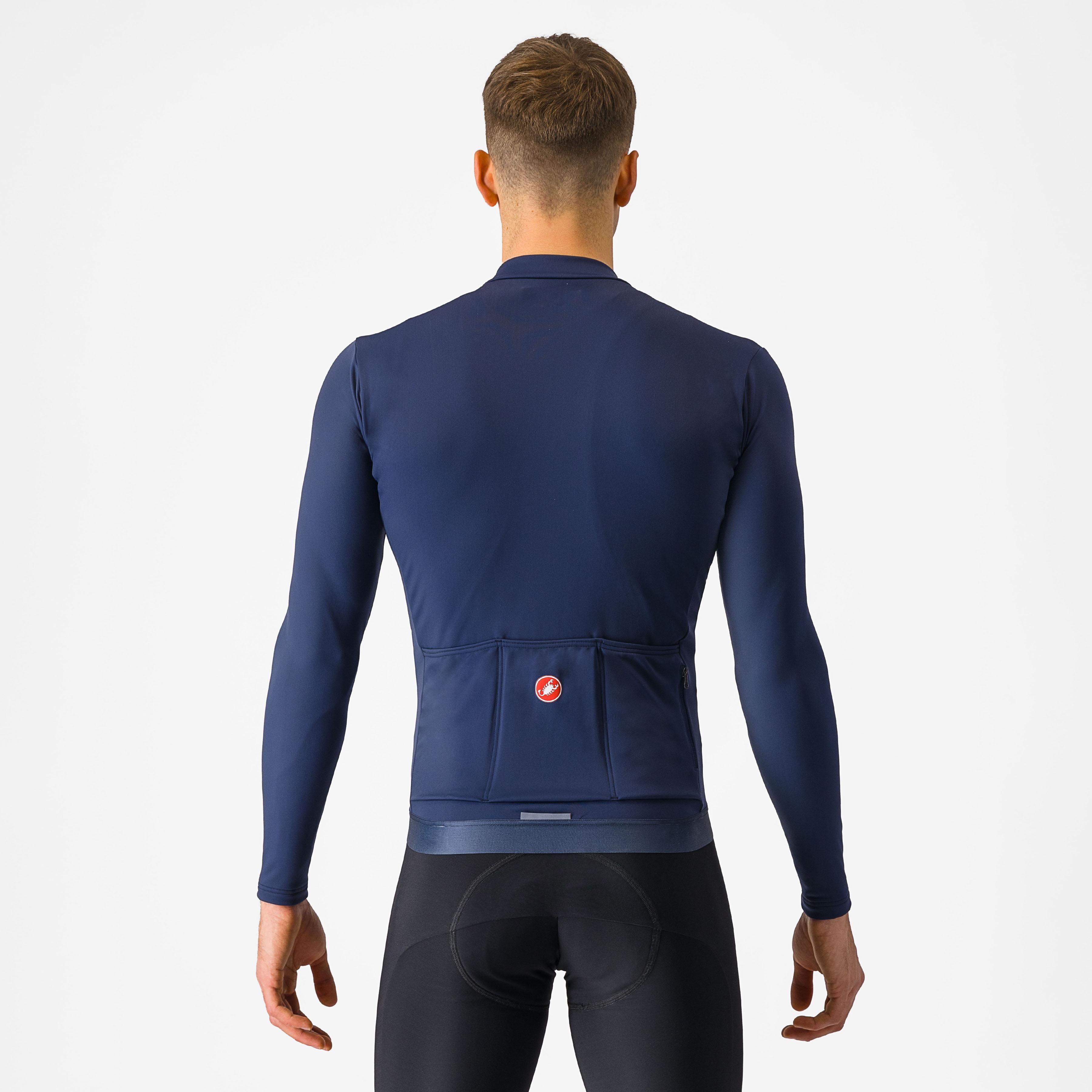 Espresso thermal jersey - belgian blue - castelli