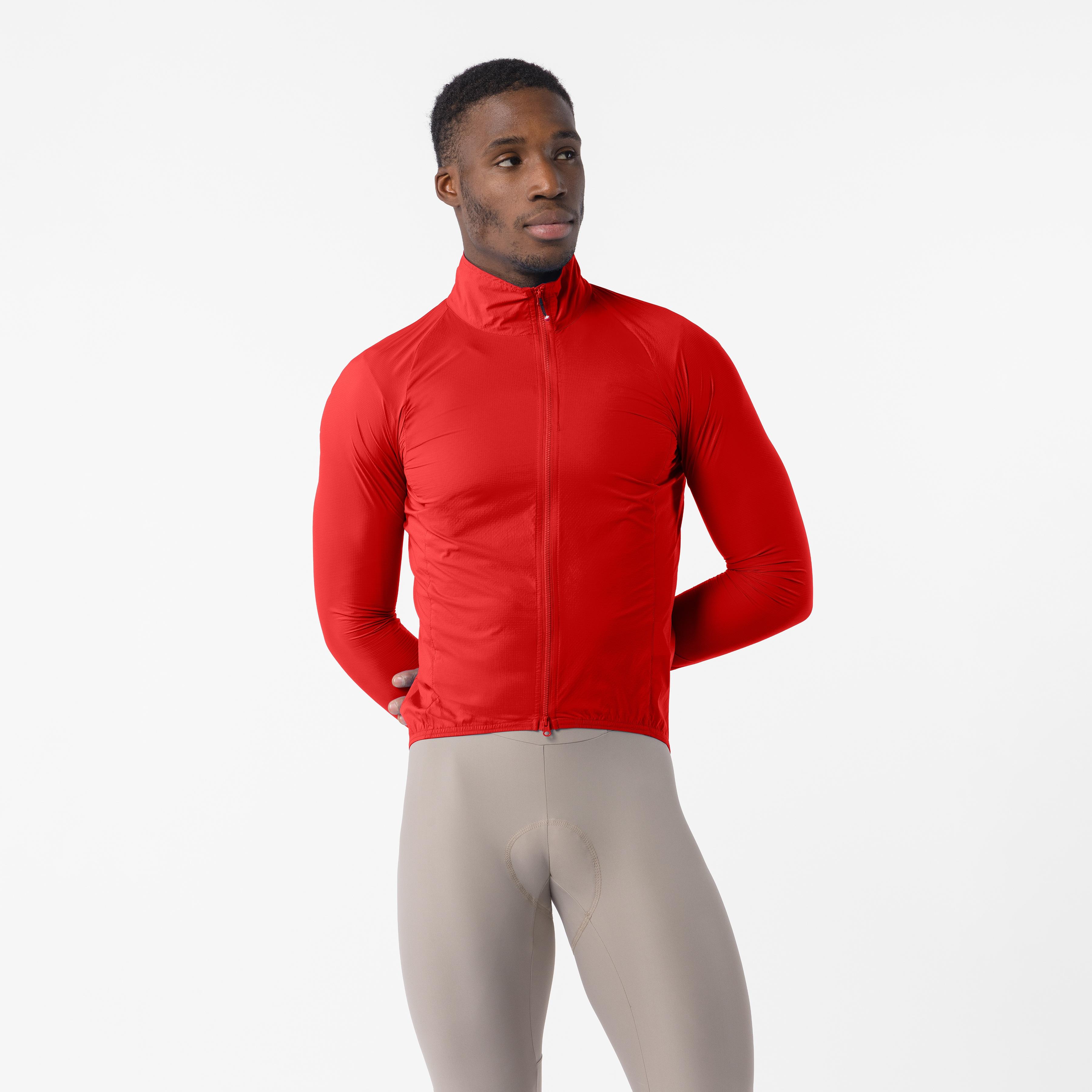 Transition air jacket - rich red - castelli