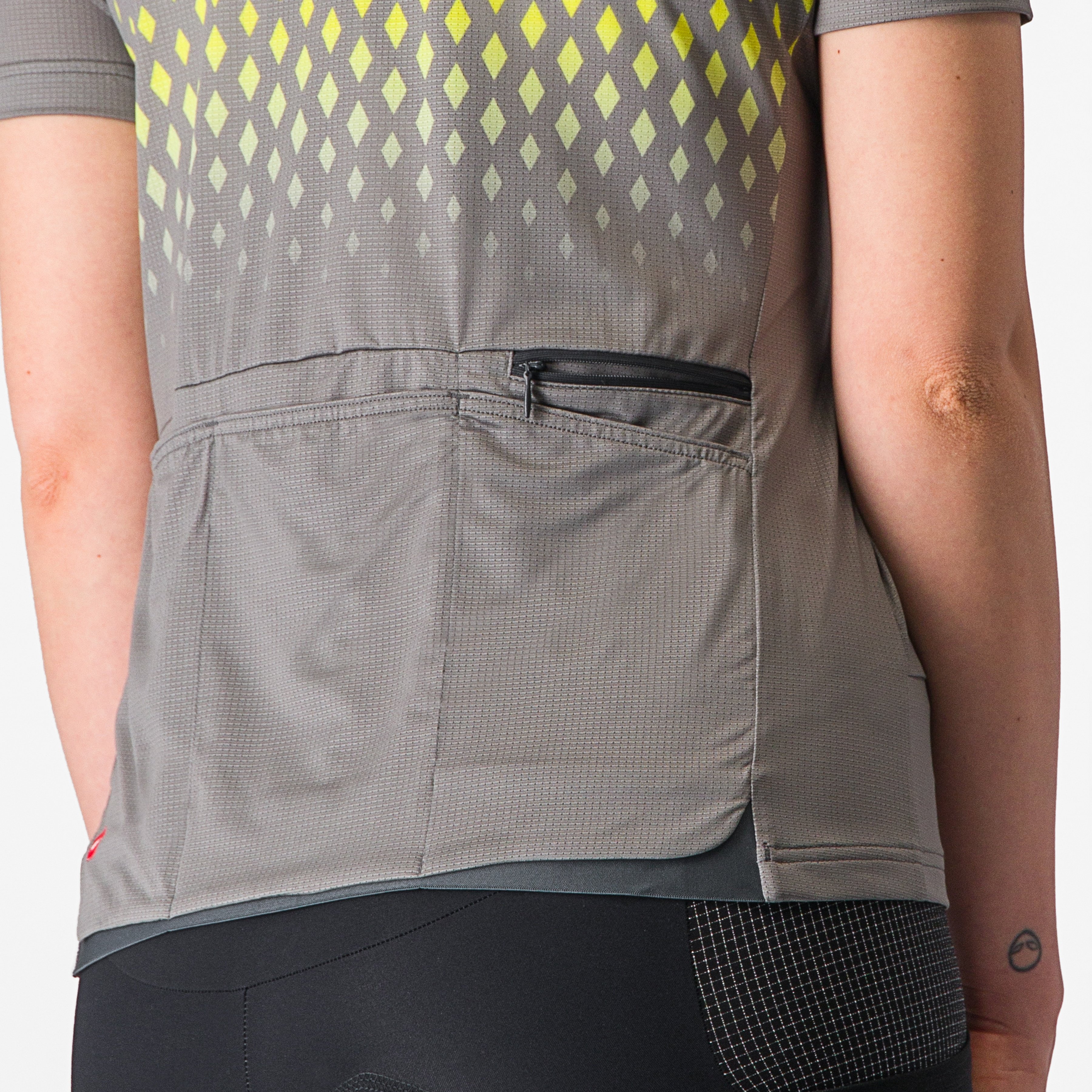 Unlimited sentiero 3 jersey - gunmetal gray/sulphur - castelli