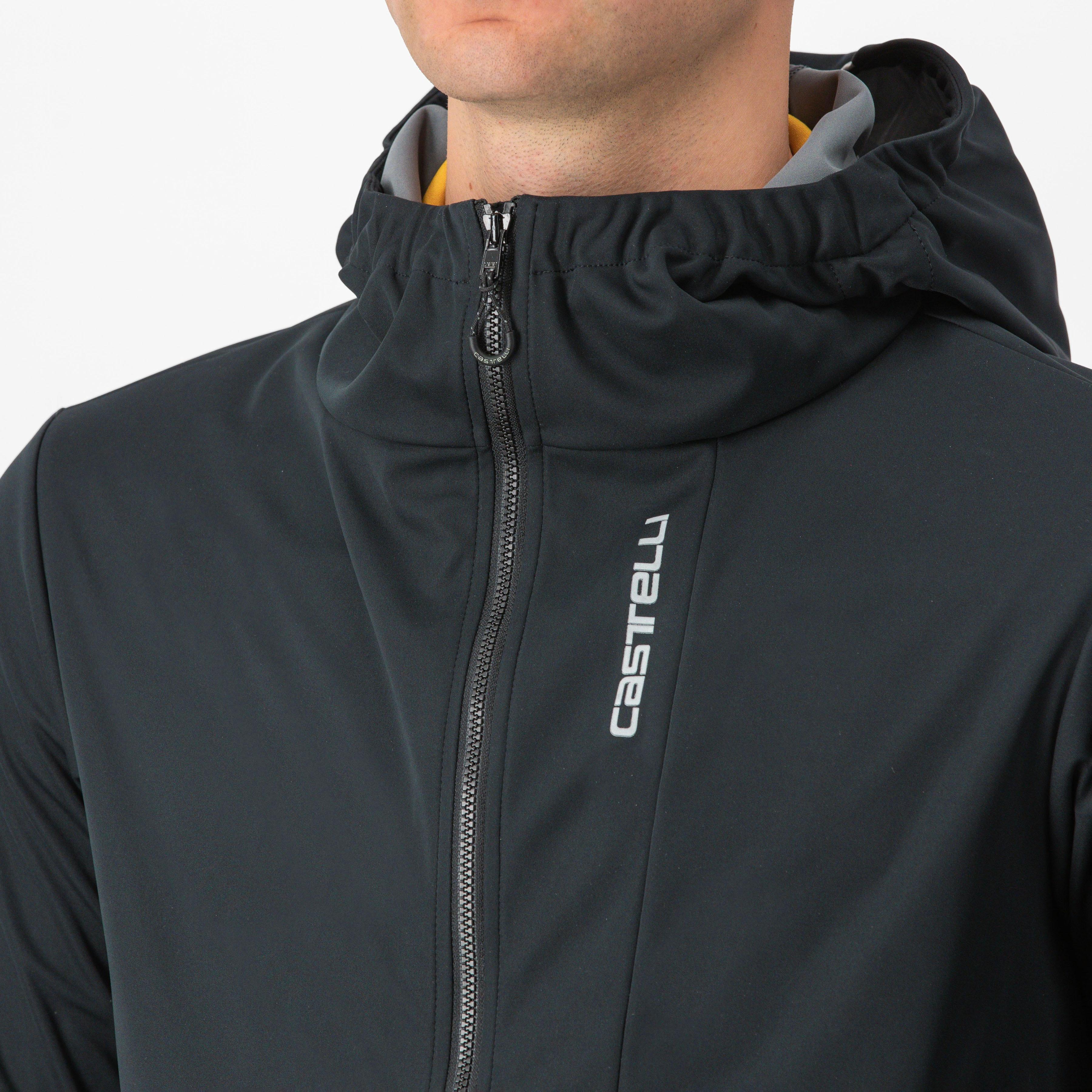 Trail hoodie jacket - light black - castelli