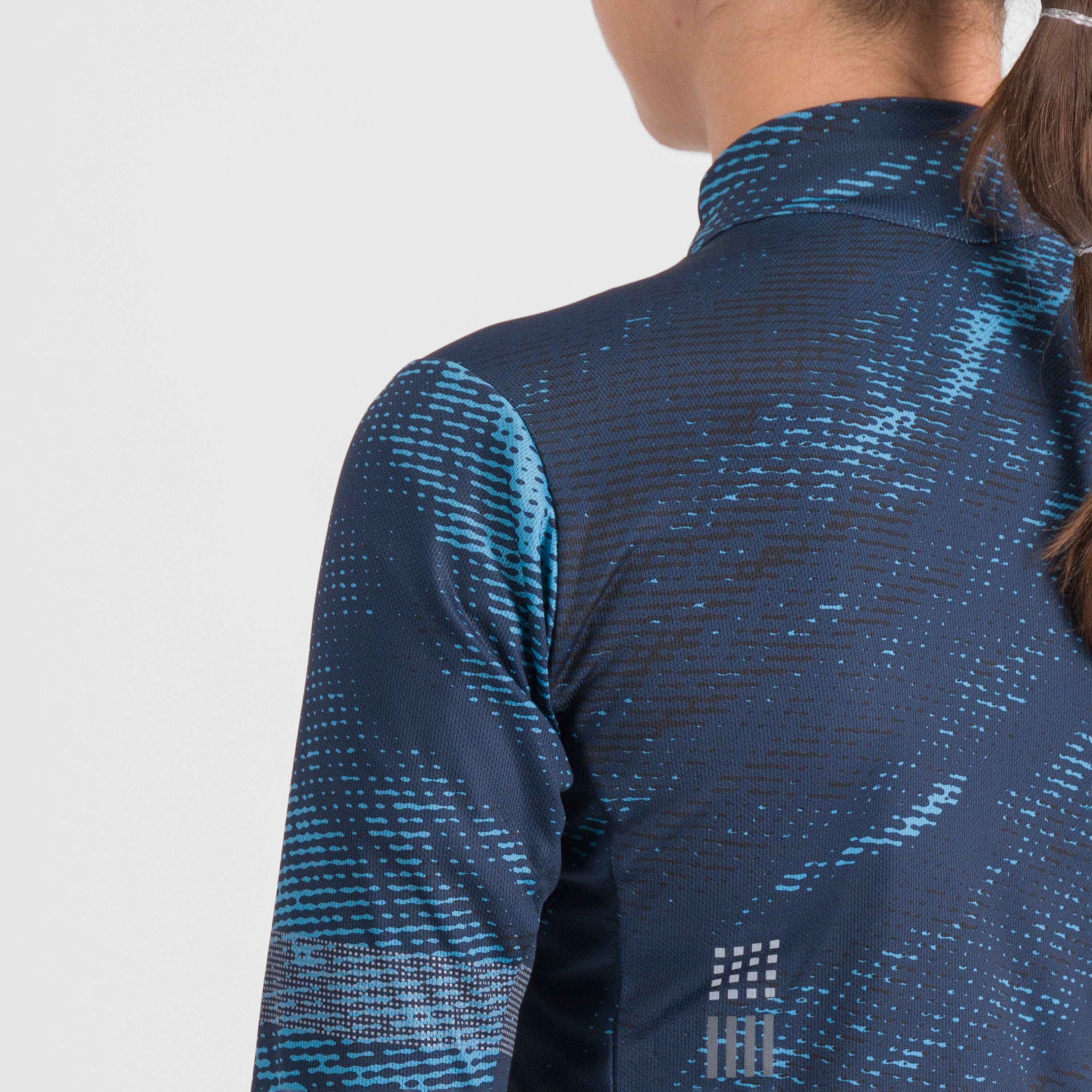 Cliff supergiara w thermal jersey - galaxy blue berry blue black - sportful