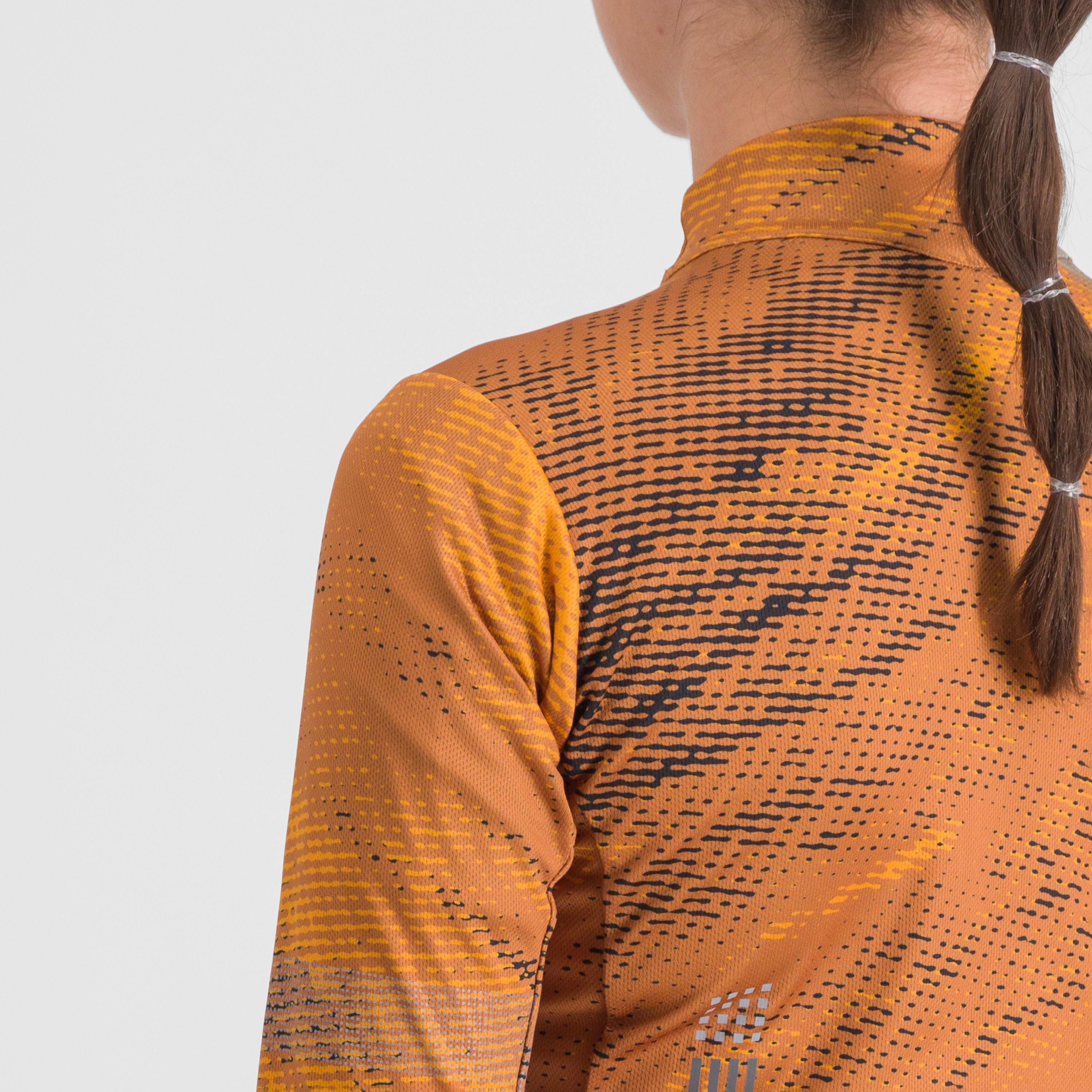 Cliff supergiara w thermal jersey - leather golden oak black - sportful