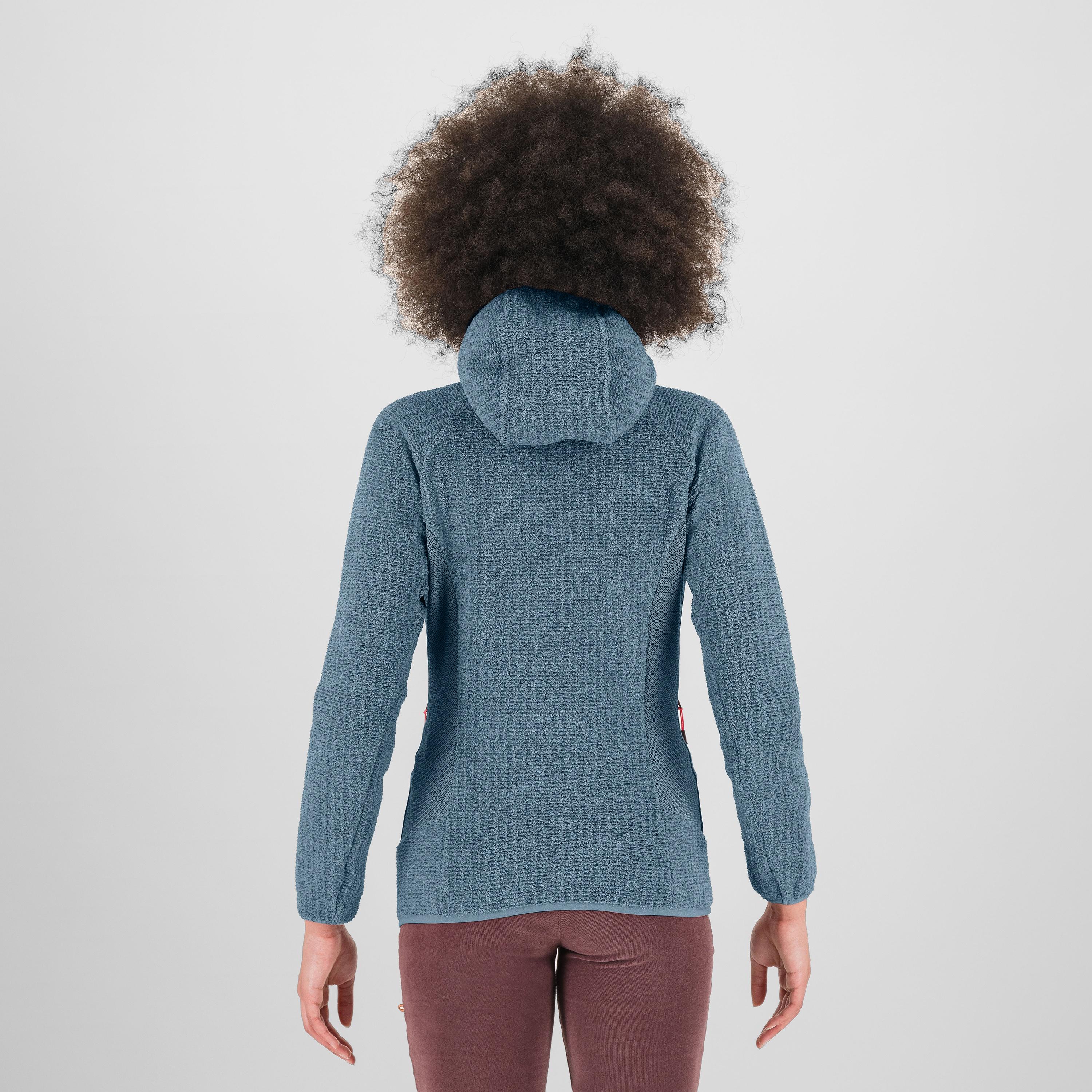 Rocchetta w hoodie fleece - spring lake - karpos
